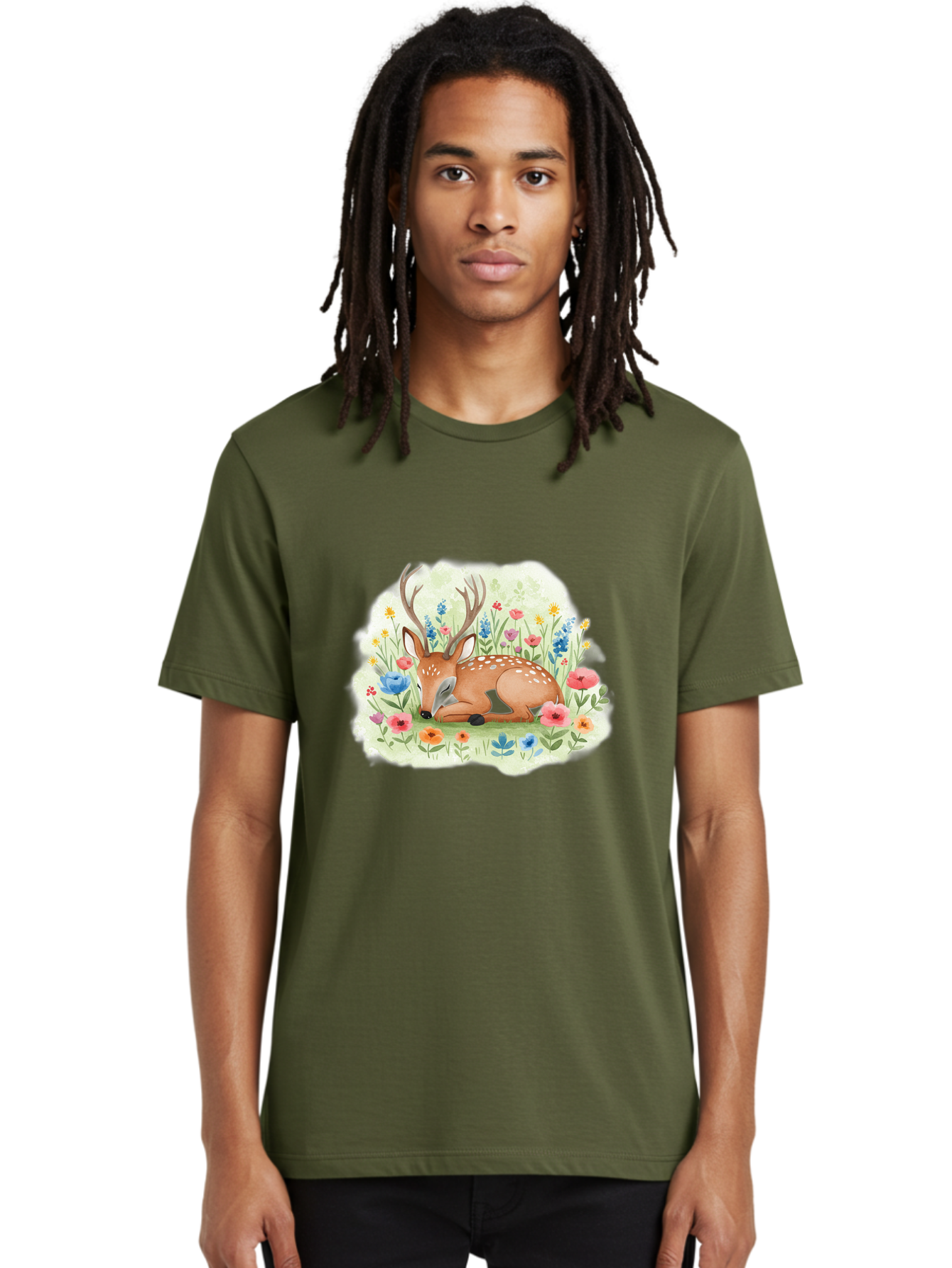 Deer-In-Wildflowers Men'S Graphic Tee, 100% Cotton, Comfortable Casual Summer Wear, Machine Washable, Vintage Camera, Old Camera, Antique Camera, Black Camera, Classic Photography, Photography Equipment, Nostalgic Device, Film Camera, Baf027
