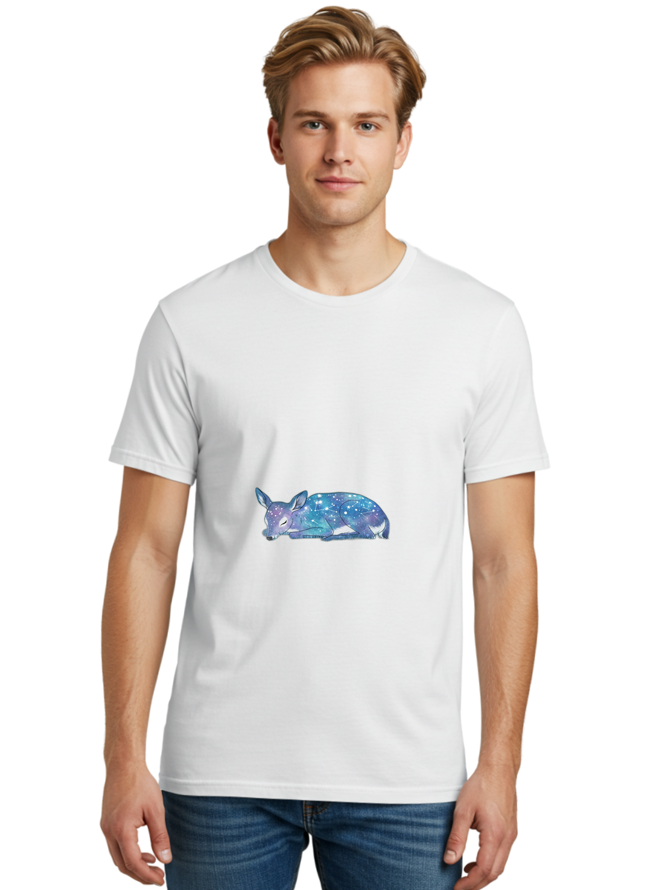 Deer-Sleeping Men'S Graphic Tee, 100% Cotton, Comfortable Casual Summer Wear, Machine Washable, Vintage Camera, Old Camera, Antique Camera, Black Camera, Classic Photography, Photography Equipment, Nostalgic Device, Film Camera, Camera Art Baf029