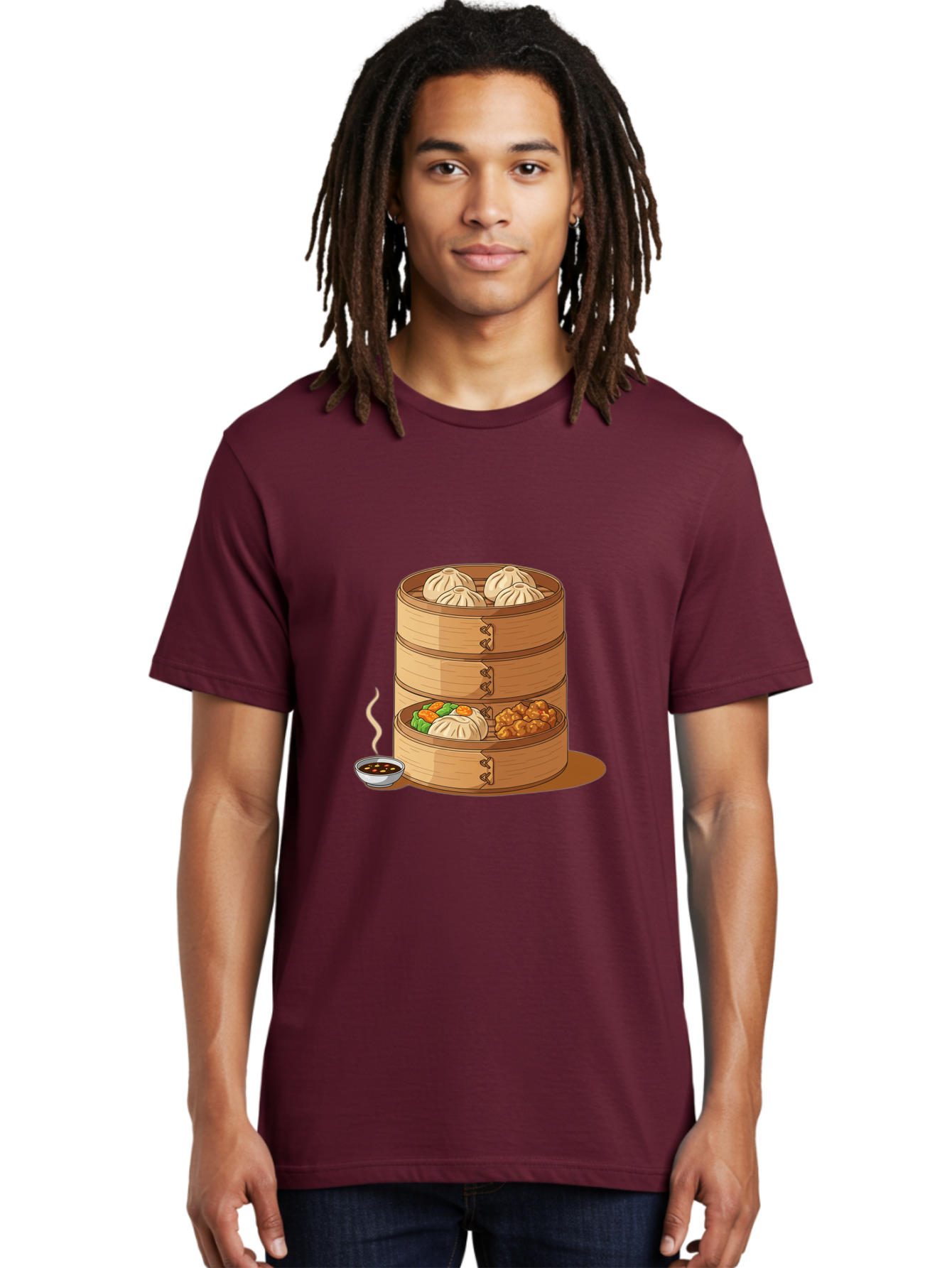 Dim-Sum-Steamer Men'S Graphic Tee, 100% Cotton, Comfortable Casual Summer Wear, Machine Washable, Vintage Camera, Old Camera, Antique Camera, Black Camera, Classic Photography, Photography Equipment, Nostalgic Device, Film Camera, Camera Art Baf033