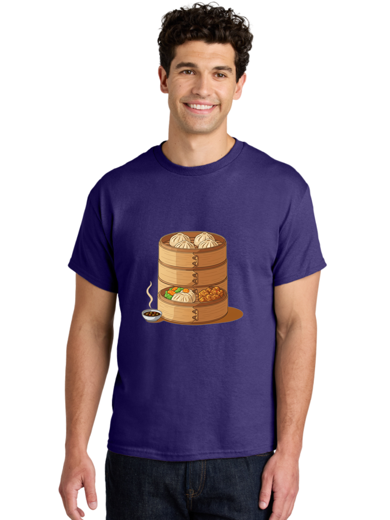 Dim-Sum-Steamer Men'S Graphic Tee, 100% Cotton, Comfortable Casual Summer Wear, Machine Washable, Vintage Camera, Old Camera, Antique Camera, Black Camera, Classic Photography, Photography Equipment, Nostalgic Device, Film Camera, Camera Art Baf033
