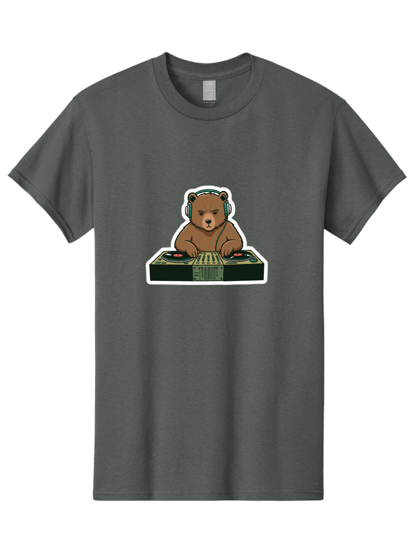 Dj-Bear-2 Men'S Graphic Tee, 100% Cotton, Comfortable Casual Summer Wear, Machine Washable, Vintage Camera, Old Camera, Antique Camera, Black Camera, Classic Photography, Photography Equipment, Nostalgic Device, Film Camera, Camera Art Baf037