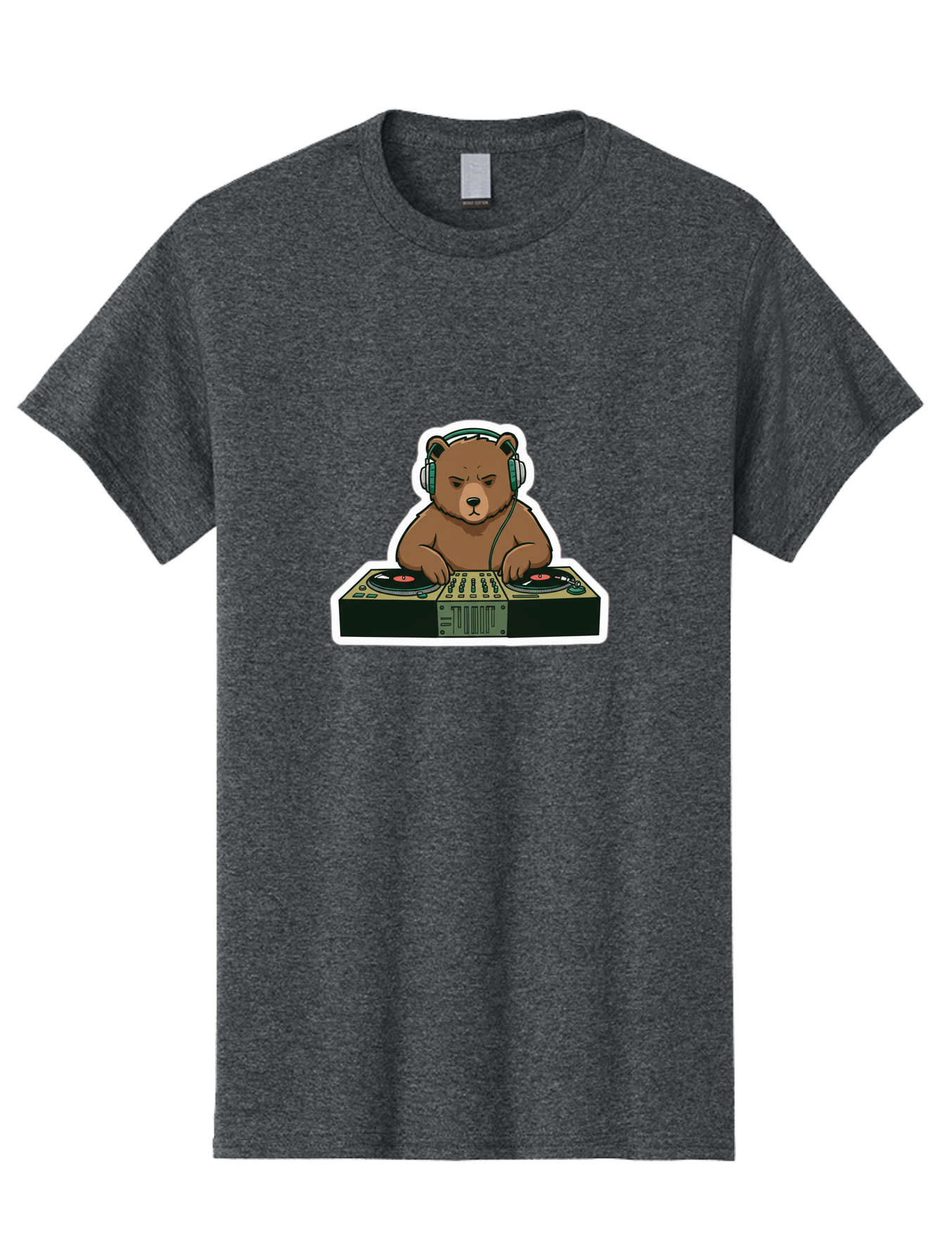 Dj-Bear-2 Men'S Graphic Tee, 100% Cotton, Comfortable Casual Summer Wear, Machine Washable, Vintage Camera, Old Camera, Antique Camera, Black Camera, Classic Photography, Photography Equipment, Nostalgic Device, Film Camera, Camera Art Baf037