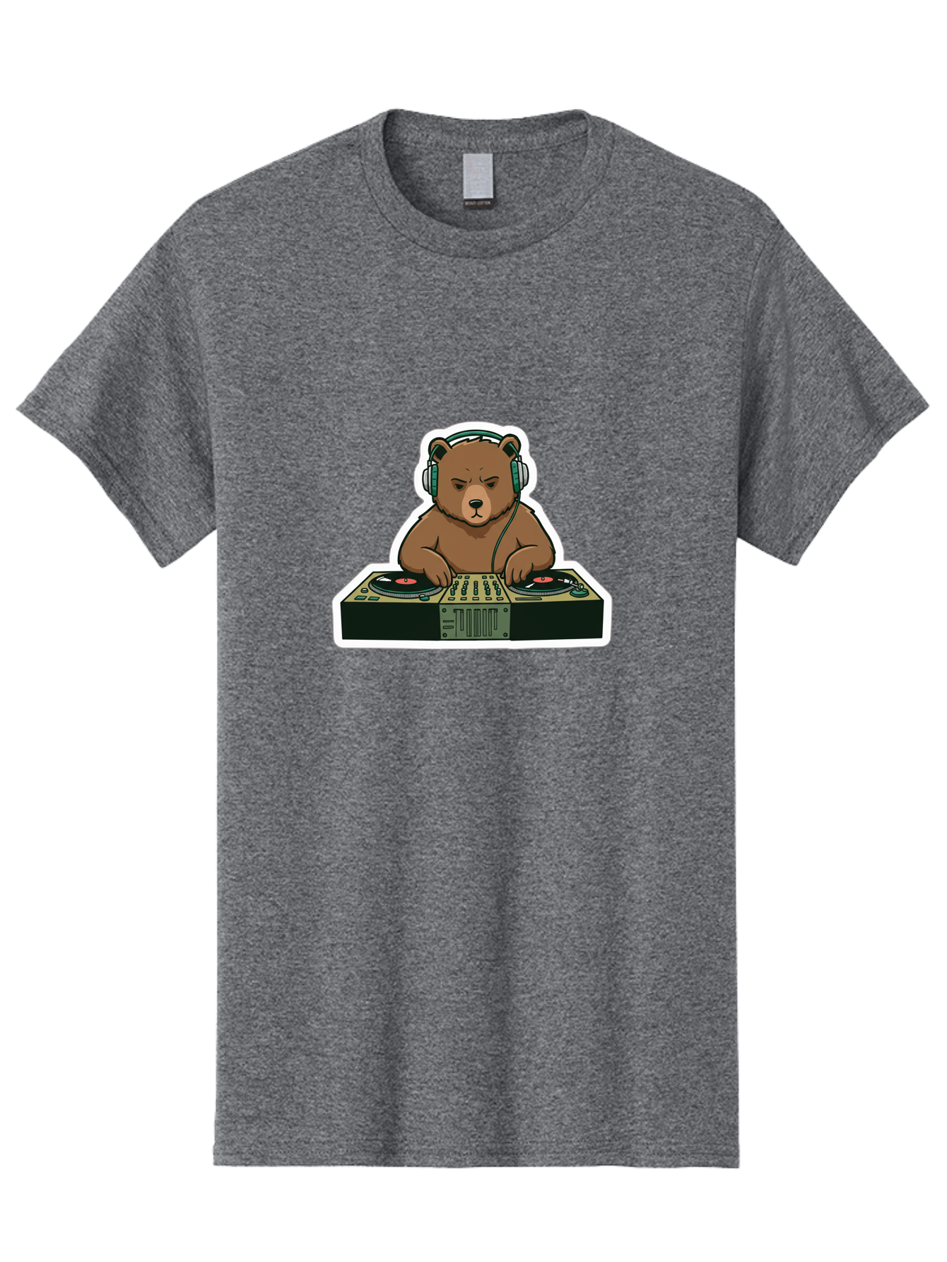 Dj-Bear-2 Men'S Graphic Tee, 100% Cotton, Comfortable Casual Summer Wear, Machine Washable, Vintage Camera, Old Camera, Antique Camera, Black Camera, Classic Photography, Photography Equipment, Nostalgic Device, Film Camera, Camera Art Baf037