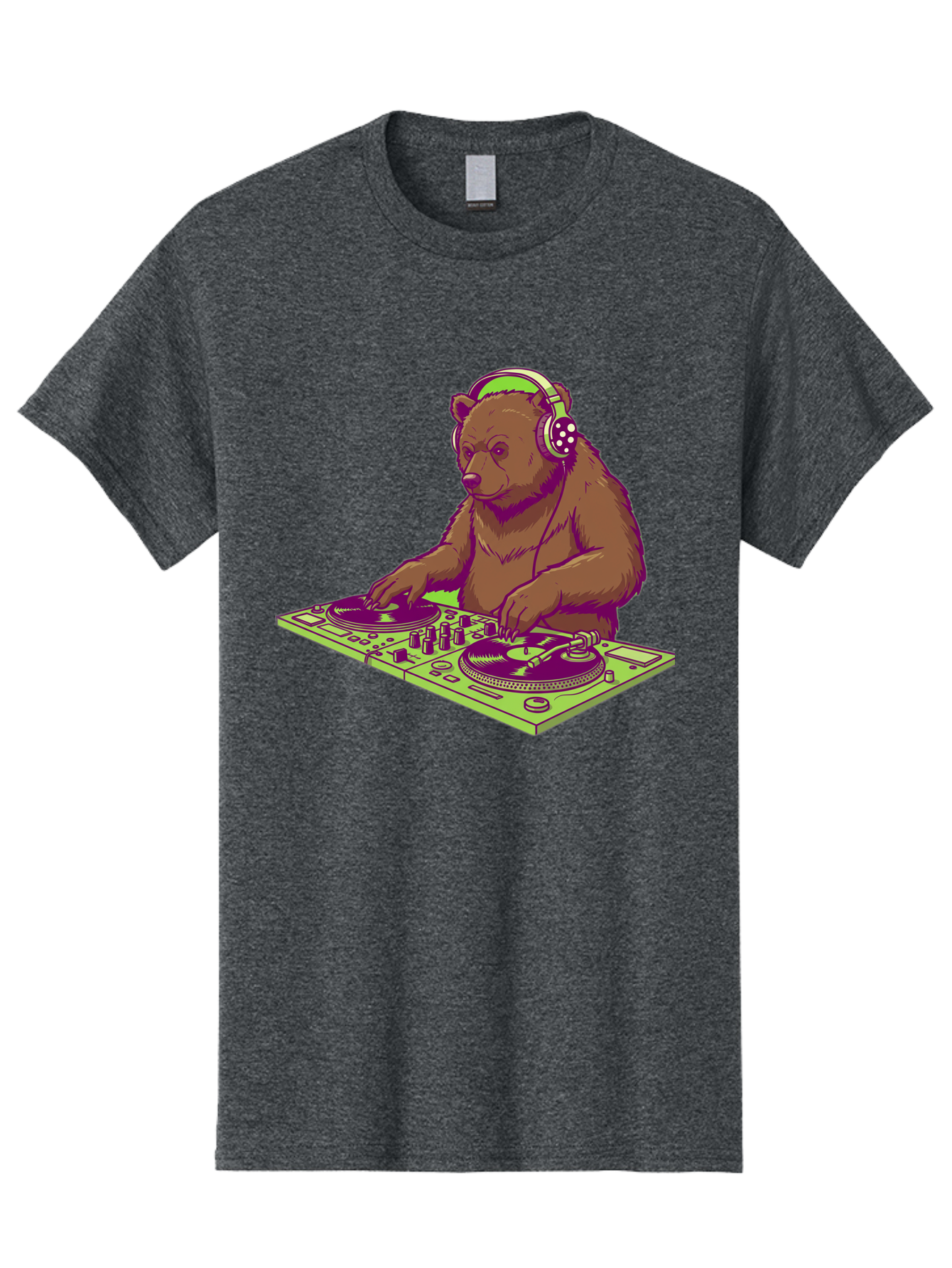 Dj-Bear-3 Men'S Graphic Tee, 100% Cotton, Comfortable Casual Summer Wear, Machine Washable, Vintage Camera, Old Camera, Antique Camera, Black Camera, Classic Photography, Photography Equipment, Nostalgic Device, Film Camera, Camera Art Baf038