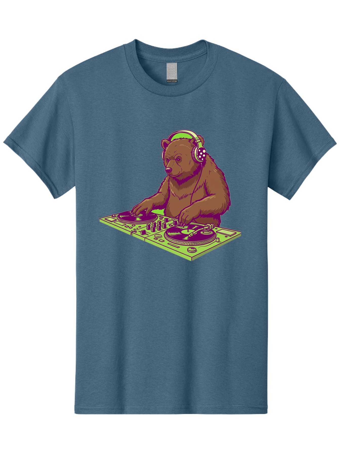 Dj-Bear-3 Men'S Graphic Tee, 100% Cotton, Comfortable Casual Summer Wear, Machine Washable, Vintage Camera, Old Camera, Antique Camera, Black Camera, Classic Photography, Photography Equipment, Nostalgic Device, Film Camera, Camera Art Baf038