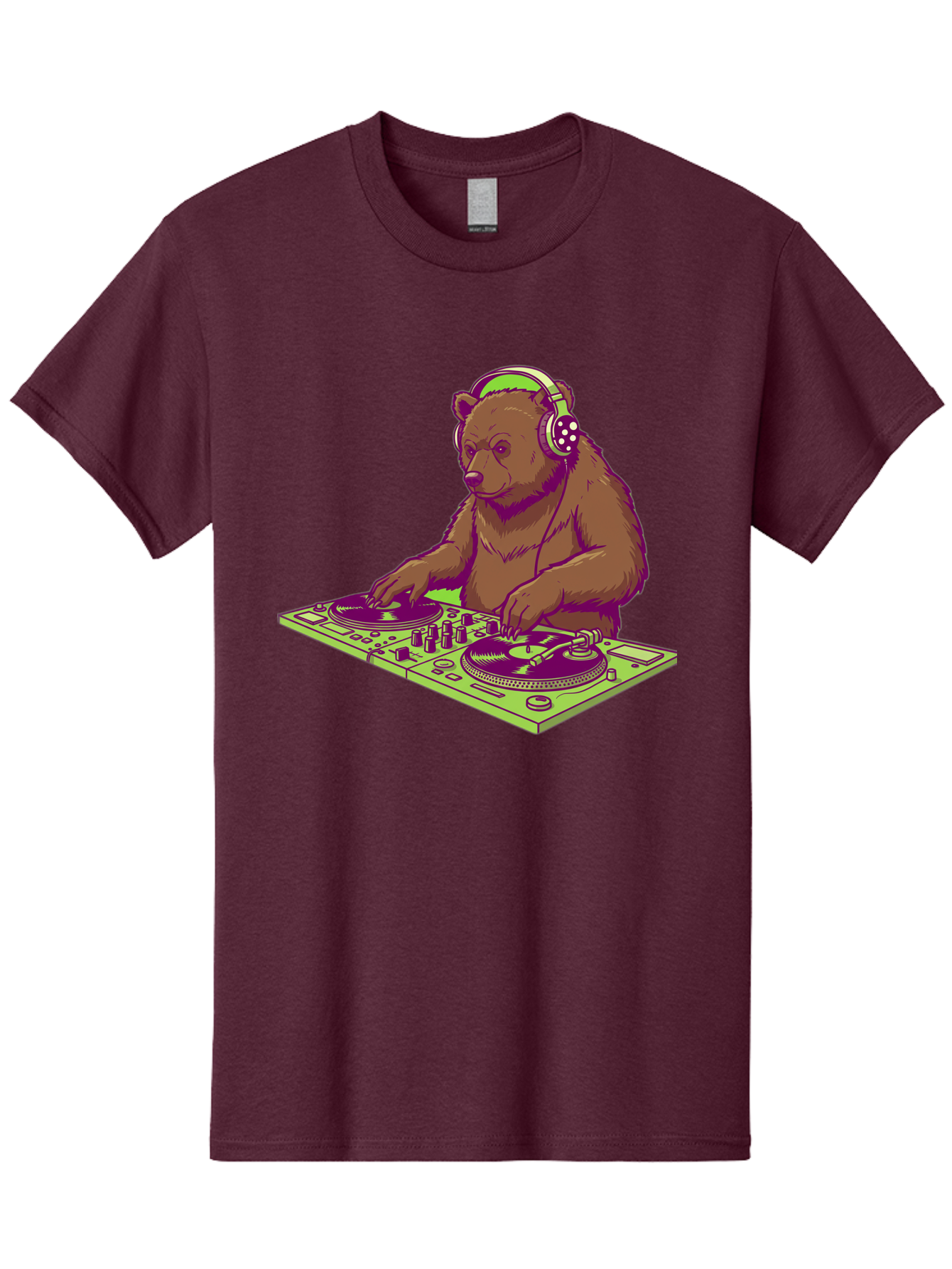 Dj-Bear-3 Men'S Graphic Tee, 100% Cotton, Comfortable Casual Summer Wear, Machine Washable, Vintage Camera, Old Camera, Antique Camera, Black Camera, Classic Photography, Photography Equipment, Nostalgic Device, Film Camera, Camera Art Baf038