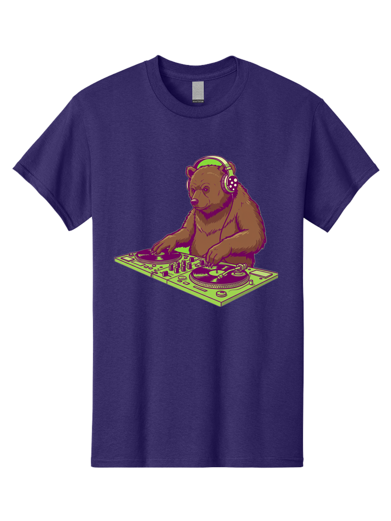 Dj-Bear-3 Men'S Graphic Tee, 100% Cotton, Comfortable Casual Summer Wear, Machine Washable, Vintage Camera, Old Camera, Antique Camera, Black Camera, Classic Photography, Photography Equipment, Nostalgic Device, Film Camera, Camera Art Baf038