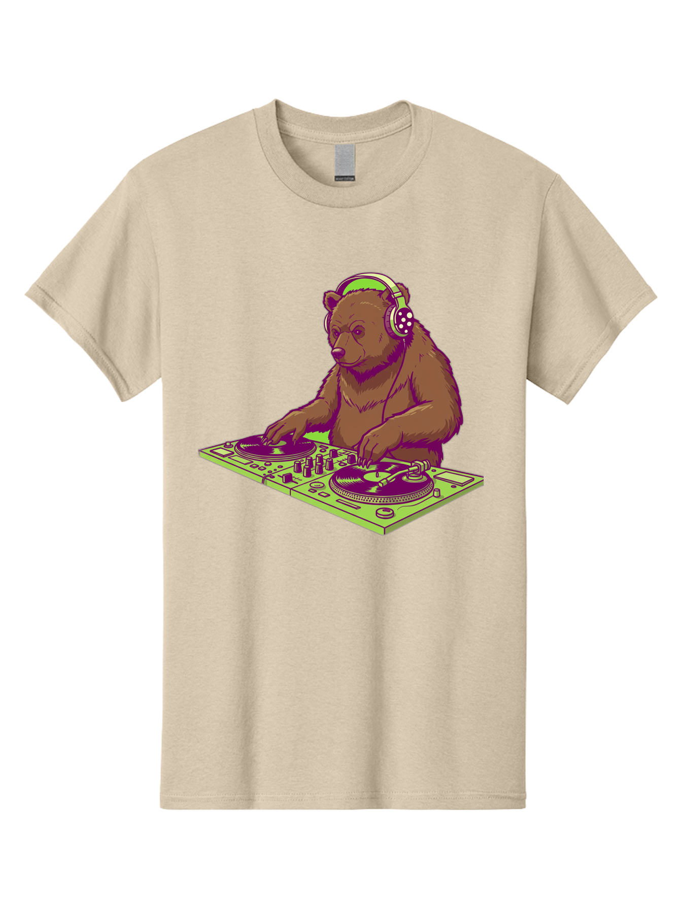 Dj-Bear-3 Men'S Graphic Tee, 100% Cotton, Comfortable Casual Summer Wear, Machine Washable, Vintage Camera, Old Camera, Antique Camera, Black Camera, Classic Photography, Photography Equipment, Nostalgic Device, Film Camera, Camera Art Baf038