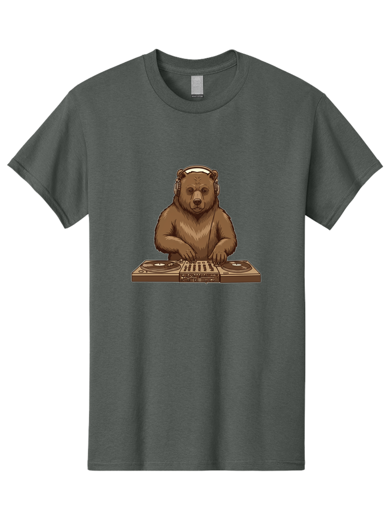 Dj-Bear-4 Men'S Graphic Tee, 100% Cotton, Comfortable Casual Summer Wear, Machine Washable, Vintage Camera, Old Camera, Antique Camera, Black Camera, Classic Photography, Photography Equipment, Nostalgic Device, Film Camera, Camera Art Baf039