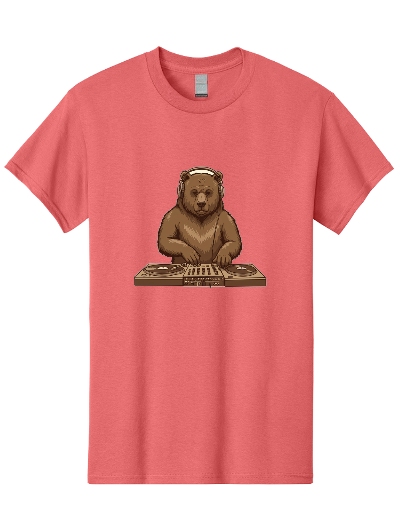 Dj-Bear-4 Men'S Graphic Tee, 100% Cotton, Comfortable Casual Summer Wear, Machine Washable, Vintage Camera, Old Camera, Antique Camera, Black Camera, Classic Photography, Photography Equipment, Nostalgic Device, Film Camera, Camera Art Baf039