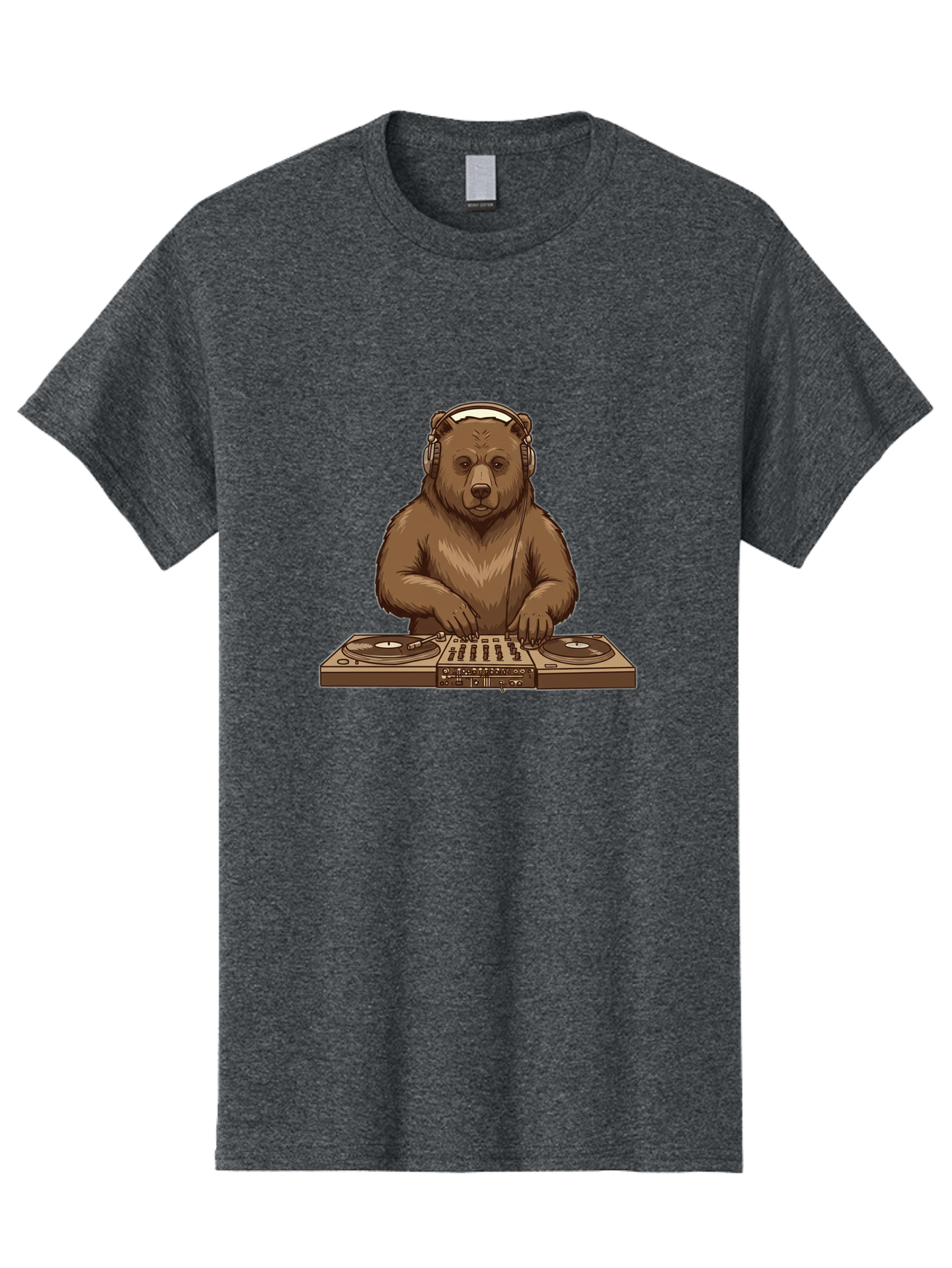 Dj-Bear-4 Men'S Graphic Tee, 100% Cotton, Comfortable Casual Summer Wear, Machine Washable, Vintage Camera, Old Camera, Antique Camera, Black Camera, Classic Photography, Photography Equipment, Nostalgic Device, Film Camera, Camera Art Baf039