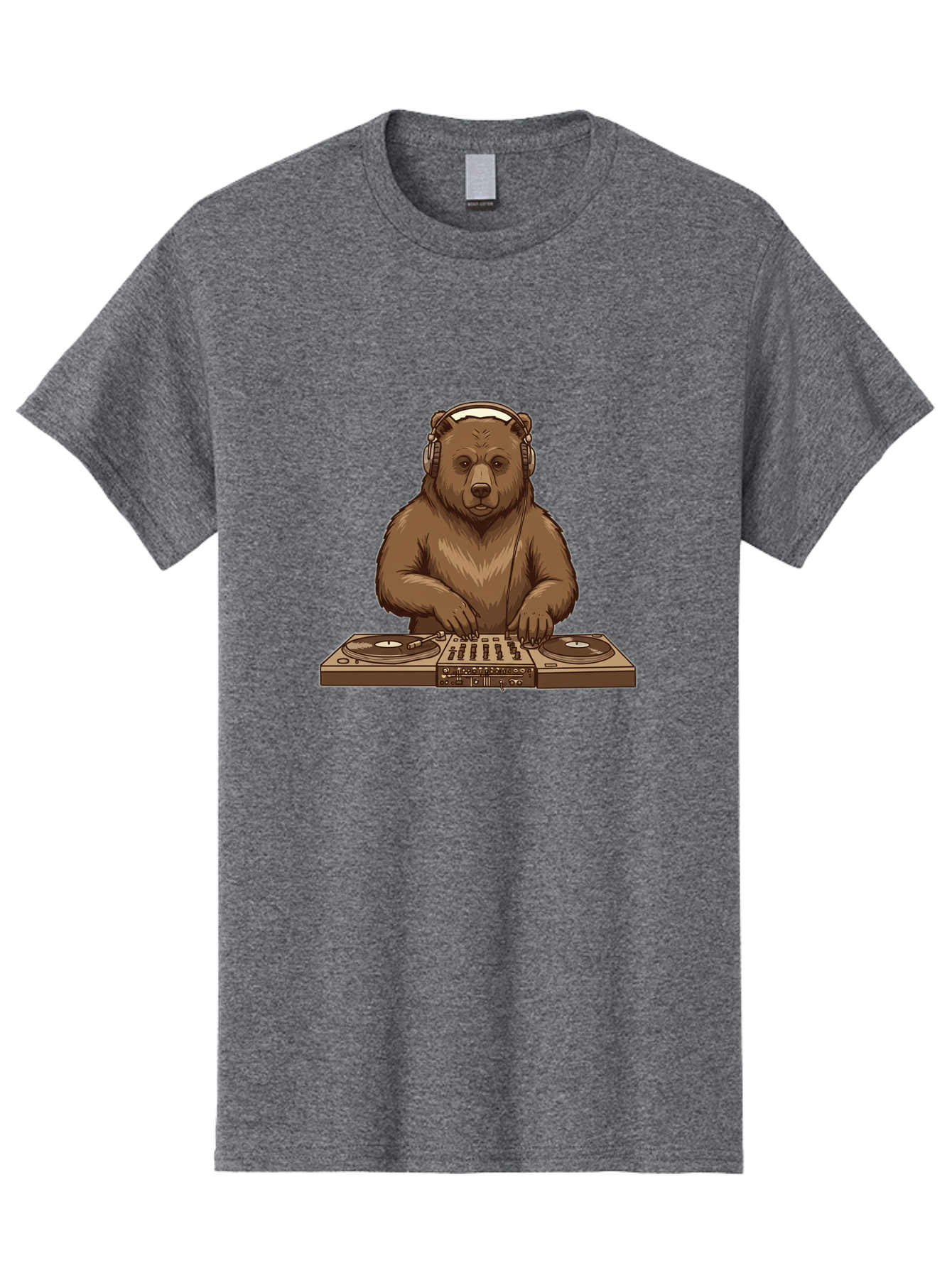 Dj-Bear-4 Men'S Graphic Tee, 100% Cotton, Comfortable Casual Summer Wear, Machine Washable, Vintage Camera, Old Camera, Antique Camera, Black Camera, Classic Photography, Photography Equipment, Nostalgic Device, Film Camera, Camera Art Baf039