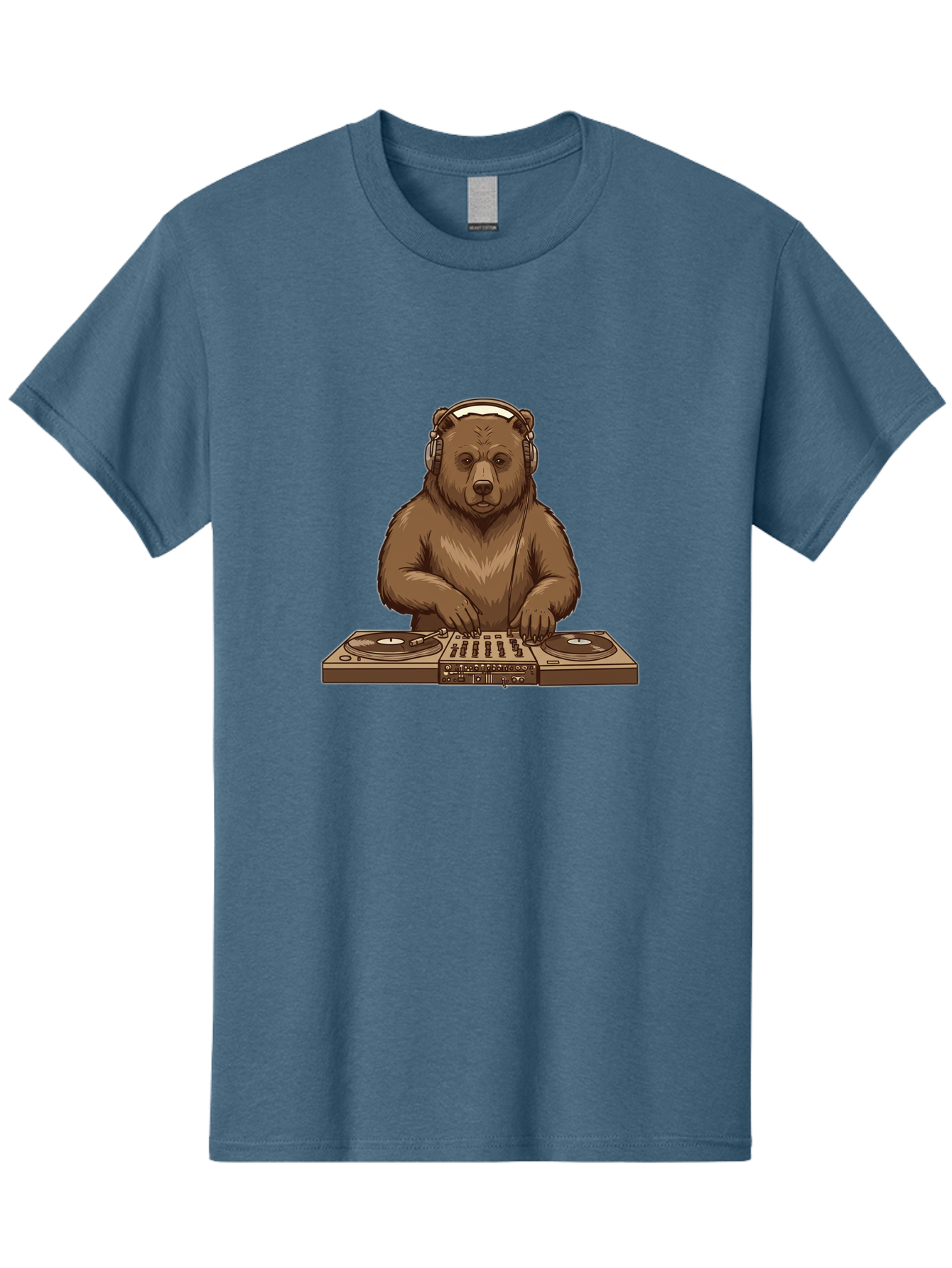 Dj-Bear-4 Men'S Graphic Tee, 100% Cotton, Comfortable Casual Summer Wear, Machine Washable, Vintage Camera, Old Camera, Antique Camera, Black Camera, Classic Photography, Photography Equipment, Nostalgic Device, Film Camera, Camera Art Baf039