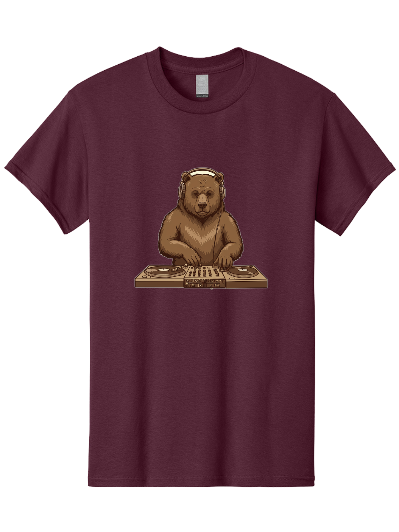 Dj-Bear-4 Men'S Graphic Tee, 100% Cotton, Comfortable Casual Summer Wear, Machine Washable, Vintage Camera, Old Camera, Antique Camera, Black Camera, Classic Photography, Photography Equipment, Nostalgic Device, Film Camera, Camera Art Baf039
