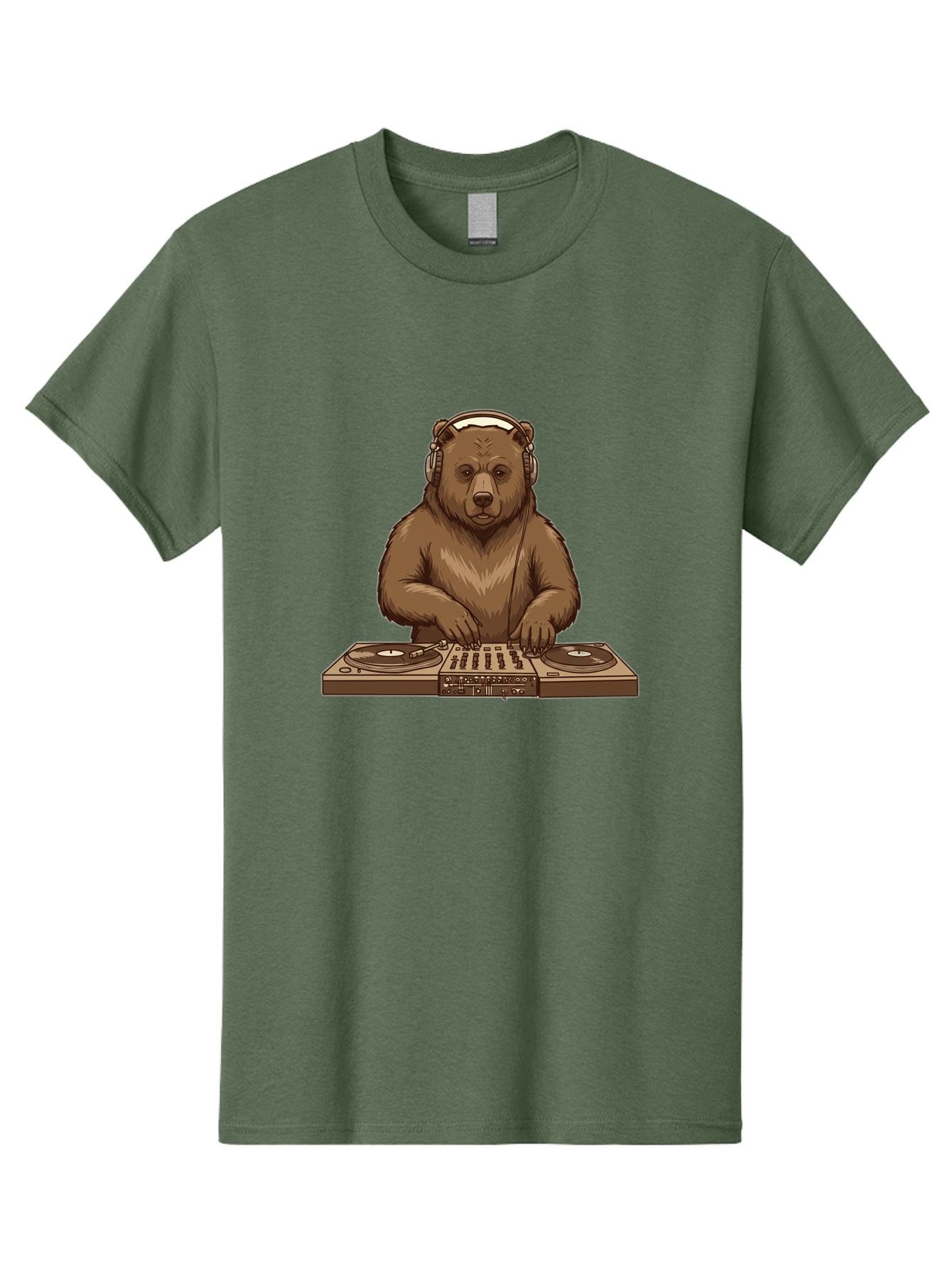 Dj-Bear-4 Men'S Graphic Tee, 100% Cotton, Comfortable Casual Summer Wear, Machine Washable, Vintage Camera, Old Camera, Antique Camera, Black Camera, Classic Photography, Photography Equipment, Nostalgic Device, Film Camera, Camera Art Baf039