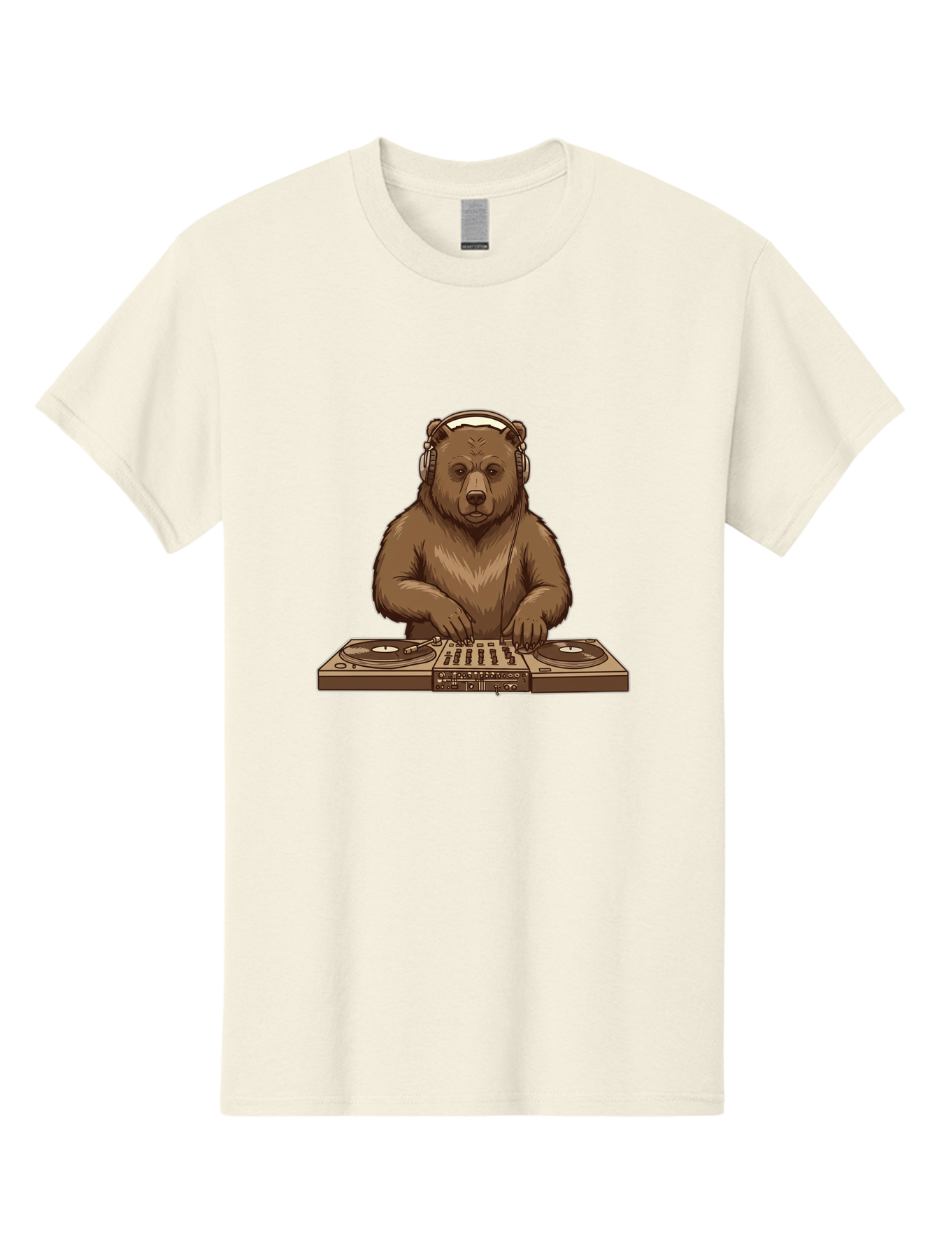 Dj-Bear-4 Men'S Graphic Tee, 100% Cotton, Comfortable Casual Summer Wear, Machine Washable, Vintage Camera, Old Camera, Antique Camera, Black Camera, Classic Photography, Photography Equipment, Nostalgic Device, Film Camera, Camera Art Baf039
