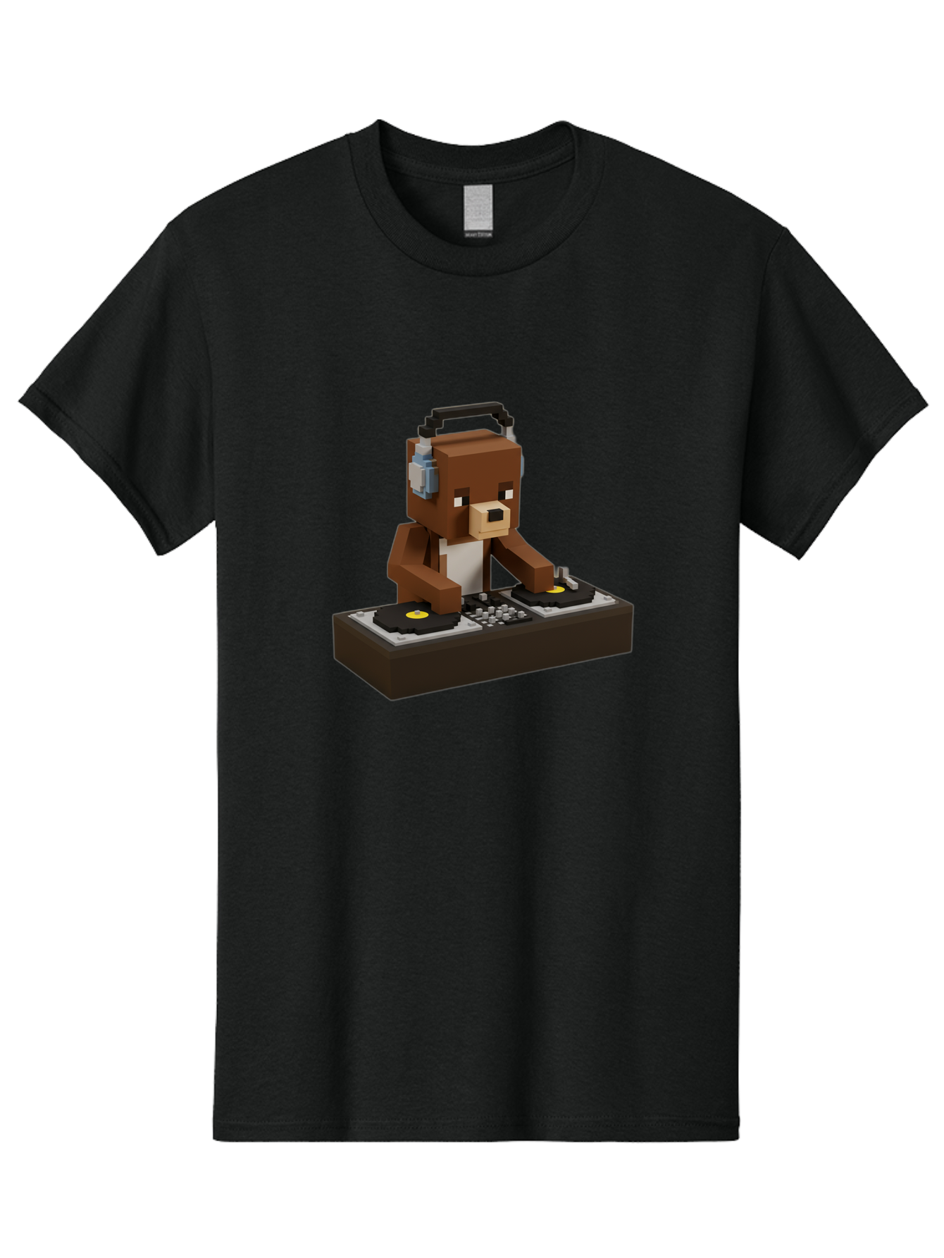 Dj-Bear-5 Men'S Graphic Tee, 100% Cotton, Comfortable Casual Summer Wear, Machine Washable, Vintage Camera, Old Camera, Antique Camera, Black Camera, Classic Photography, Photography Equipment, Nostalgic Device, Film Camera, Camera Art Baf040