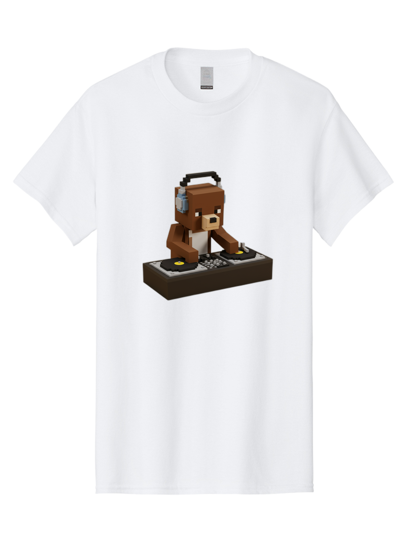Dj-Bear-5 Men'S Graphic Tee, 100% Cotton, Comfortable Casual Summer Wear, Machine Washable, Vintage Camera, Old Camera, Antique Camera, Black Camera, Classic Photography, Photography Equipment, Nostalgic Device, Film Camera, Camera Art Baf040
