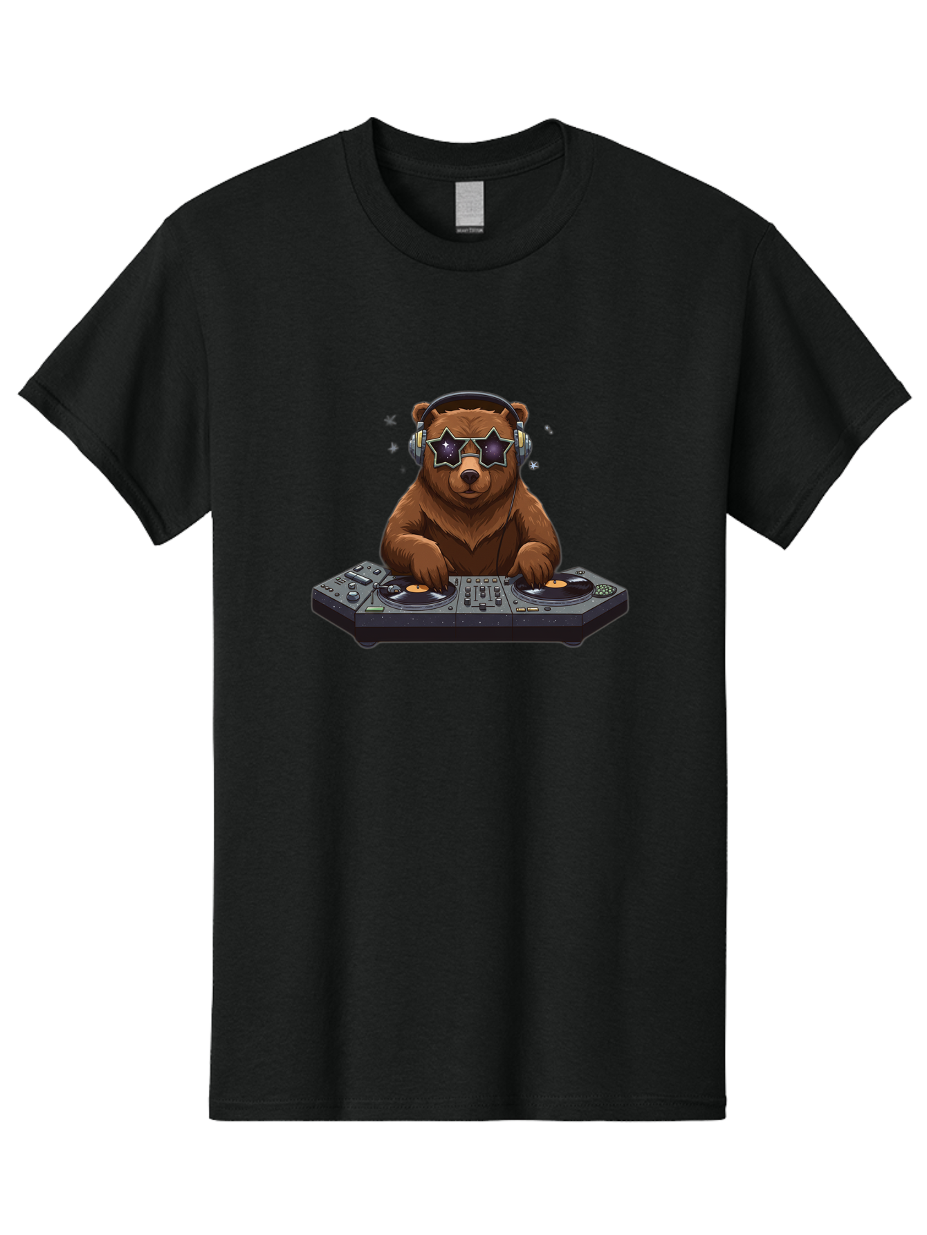 Dj-Bear-6 Men'S Graphic Tee, 100% Cotton, Comfortable Casual Summer Wear, Machine Washable, Vintage Camera, Old Camera, Antique Camera, Black Camera, Classic Photography, Photography Equipment, Nostalgic Device, Film Camera, Camera Art Baf041