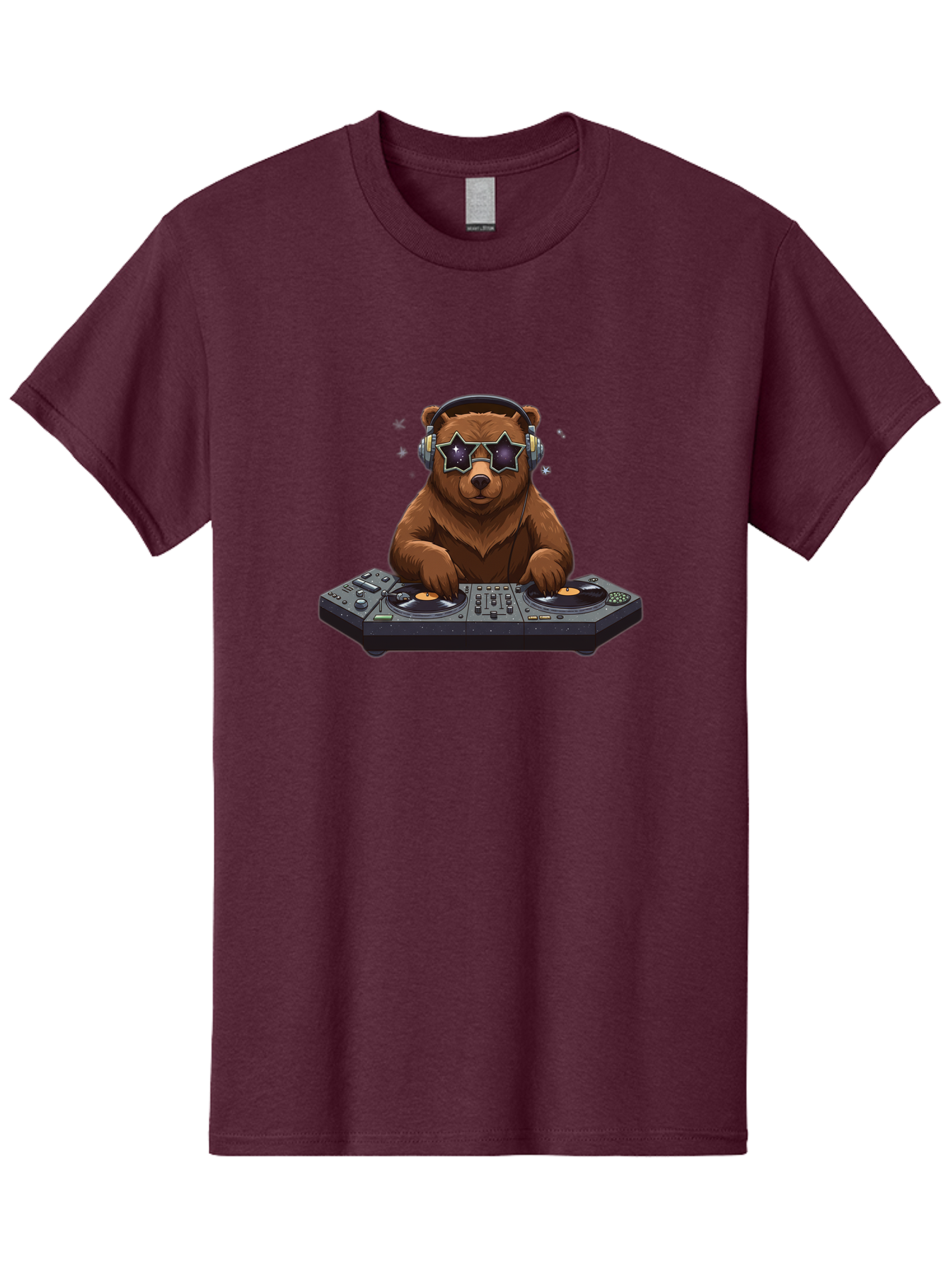 Dj-Bear-6 Men'S Graphic Tee, 100% Cotton, Comfortable Casual Summer Wear, Machine Washable, Vintage Camera, Old Camera, Antique Camera, Black Camera, Classic Photography, Photography Equipment, Nostalgic Device, Film Camera, Camera Art Baf041
