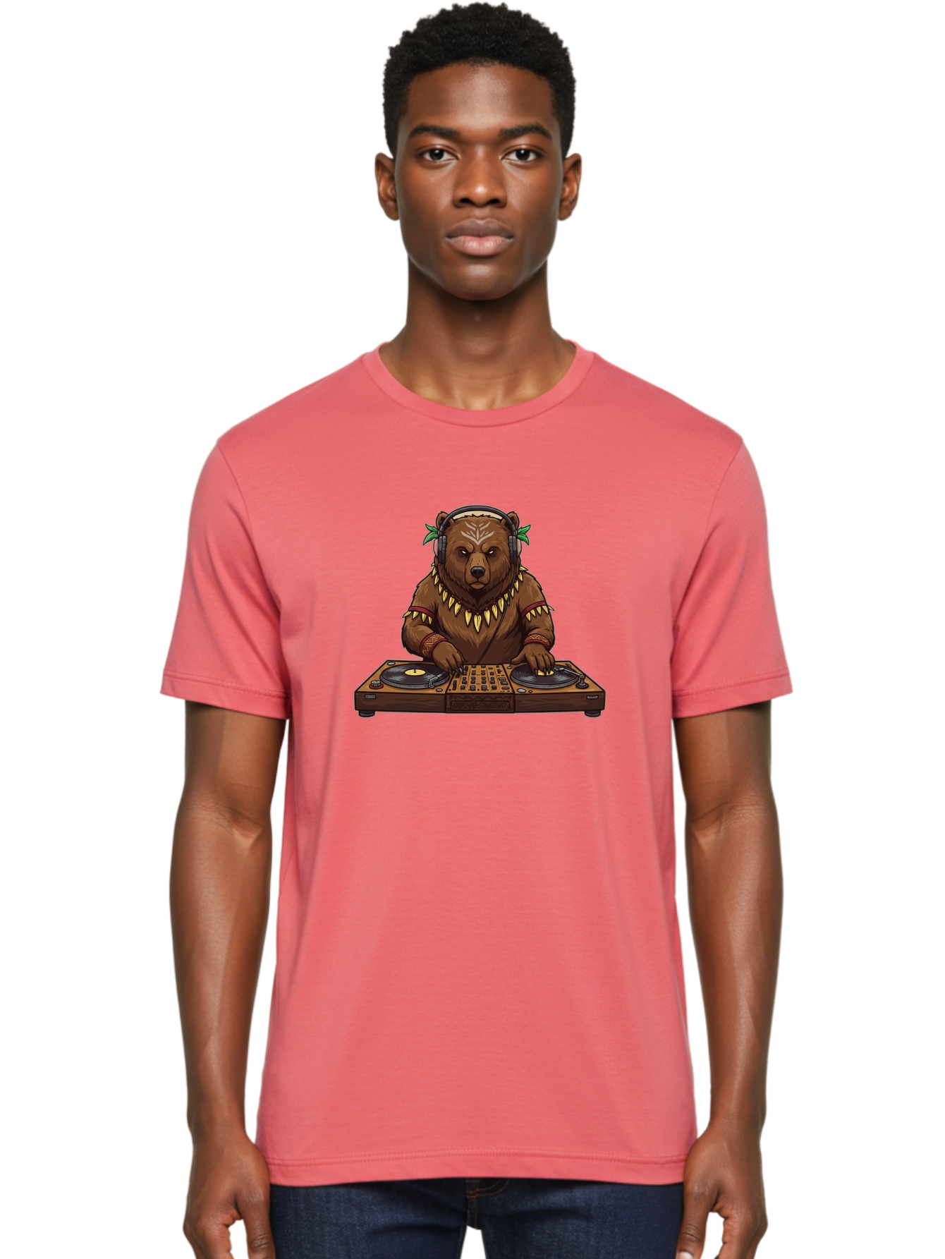 Dj-Bear-7 Men'S Graphic Tee, 100% Cotton, Comfortable Casual Summer Wear, Machine Washable, Vintage Camera, Old Camera, Antique Camera, Black Camera, Classic Photography, Photography Equipment, Nostalgic Device, Film Camera, Camera Art Baf042
