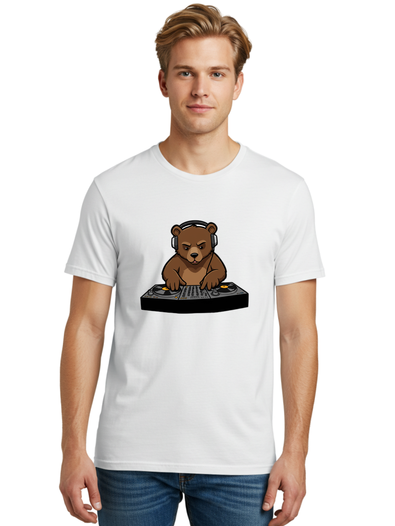 Dj-Bear Men'S Graphic Tee, 100% Cotton, Comfortable Casual Summer Wear, Machine Washable, Vintage Camera, Old Camera, Antique Camera, Black Camera, Classic Photography, Photography Equipment, Nostalgic Device, Film Camera, Camera Art Baf043