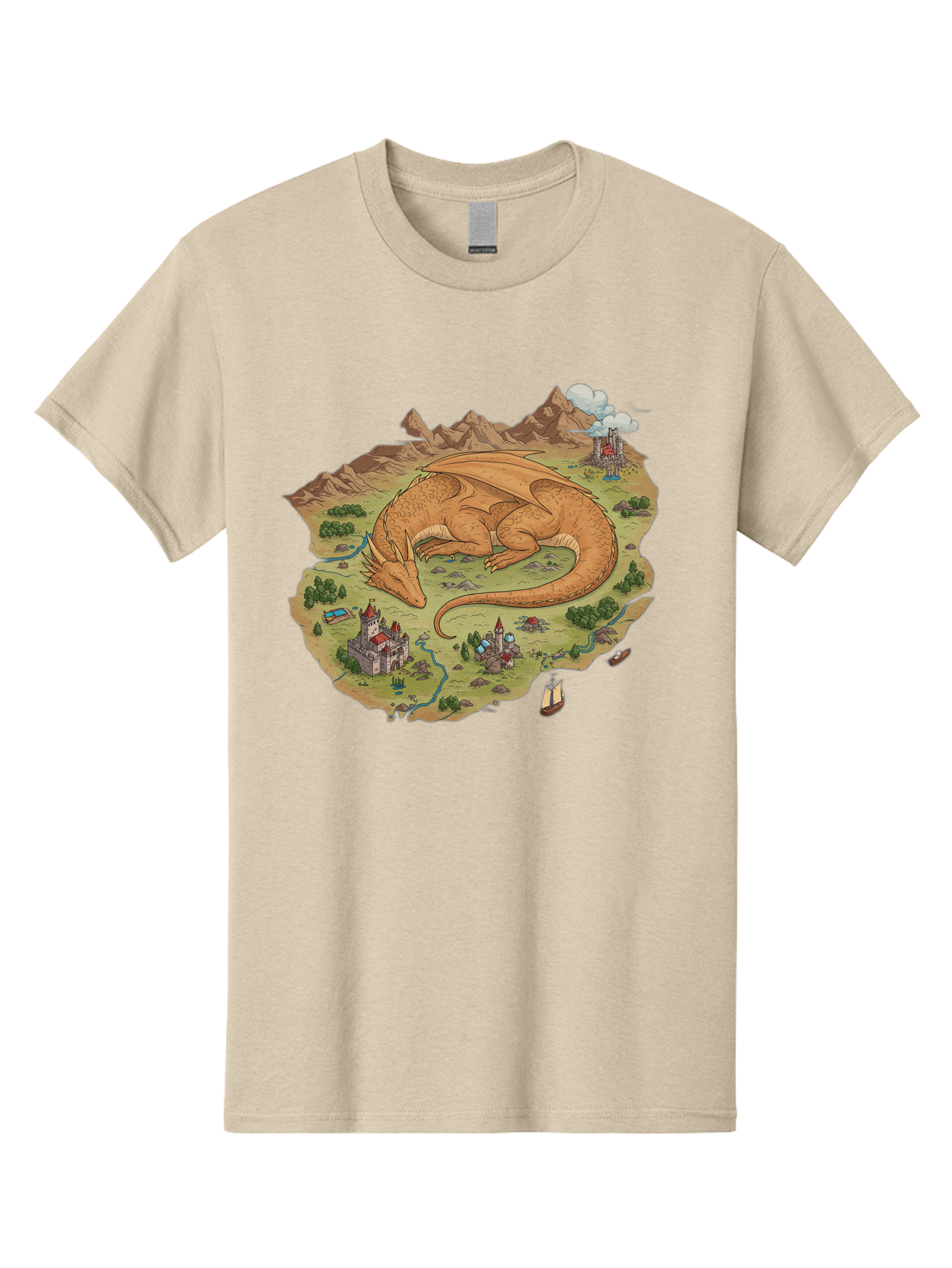 Dragon-Landscape Men'S Graphic Tee, 100% Cotton, Comfortable Casual Summer Wear, Machine Washable, Vintage Camera, Old Camera, Antique Camera, Black Camera, Classic Photography, Photography Equipment, Nostalgic Device, Film Camera, Camera Art Baf045