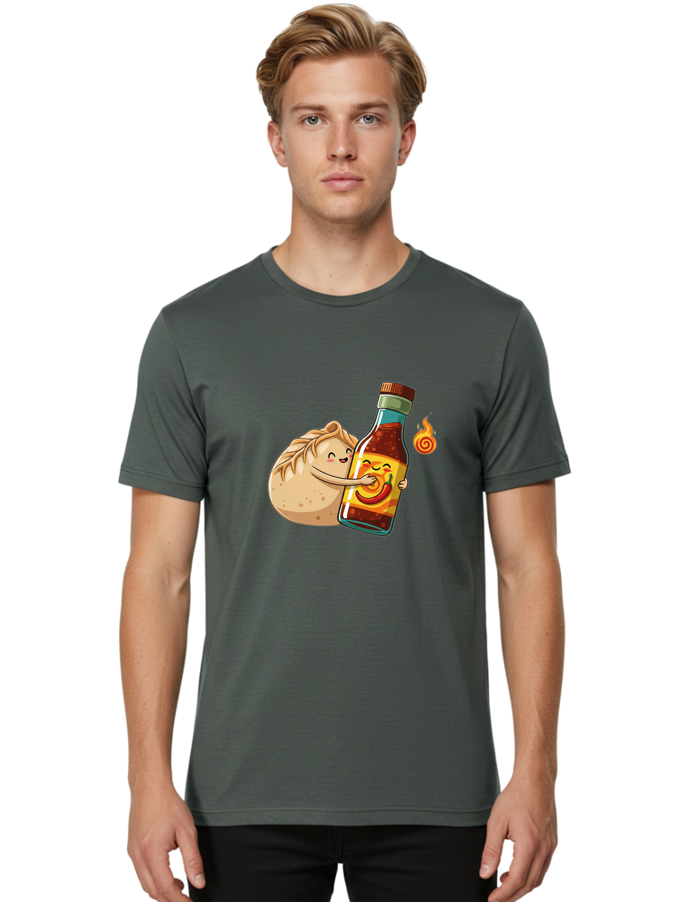 Dumpling-And-Hot-Sauce Men'S Graphic Tee, 100% Cotton, Comfortable Casual Summer Wear, Machine Washable, Vintage Camera, Old Camera, Antique Camera, Black Camera, Classic Photography, Photography Equipment, Nostalgic Device, Film Camera, Baf047