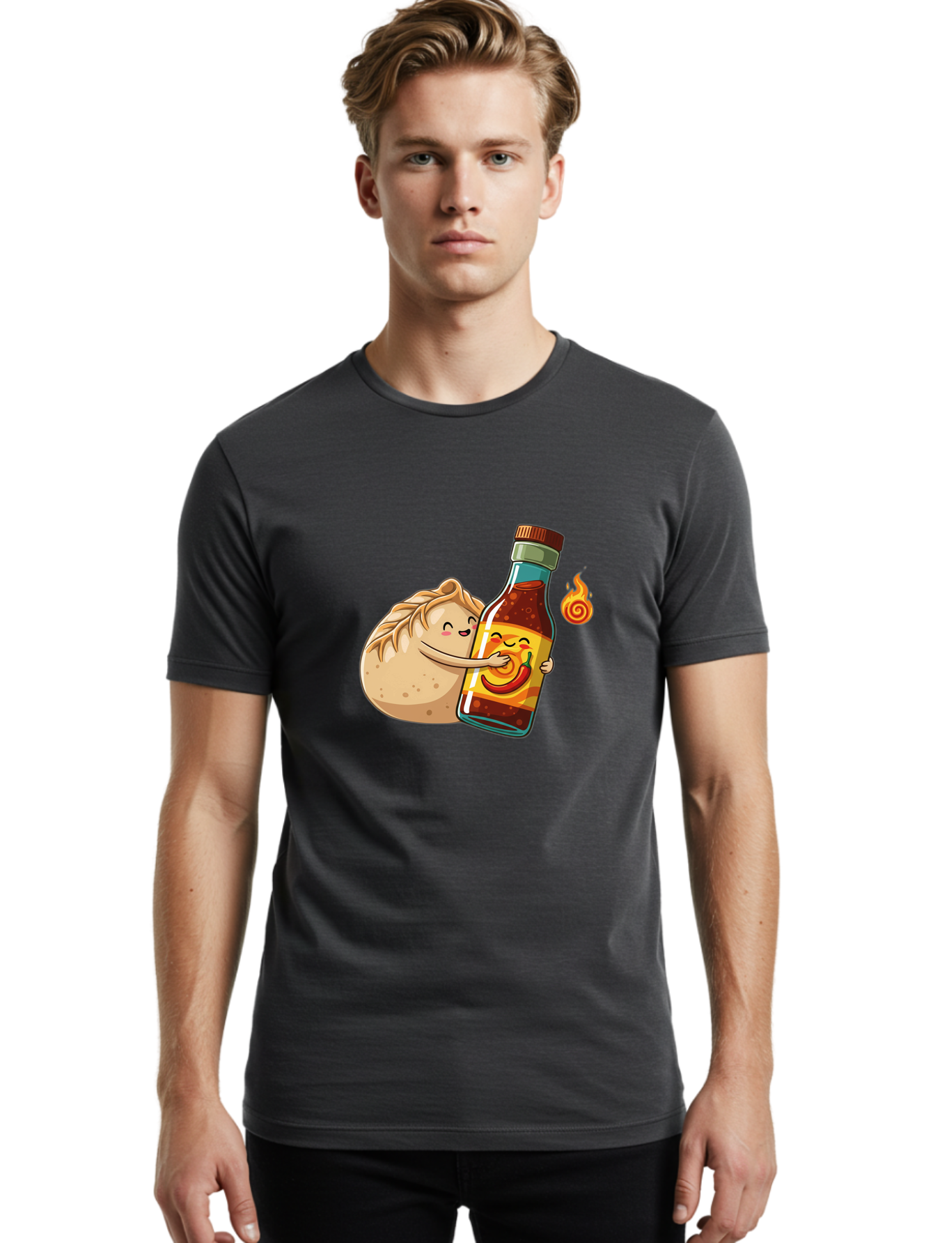 Dumpling-And-Hot-Sauce Men'S Graphic Tee, 100% Cotton, Comfortable Casual Summer Wear, Machine Washable, Vintage Camera, Old Camera, Antique Camera, Black Camera, Classic Photography, Photography Equipment, Nostalgic Device, Film Camera, Baf047