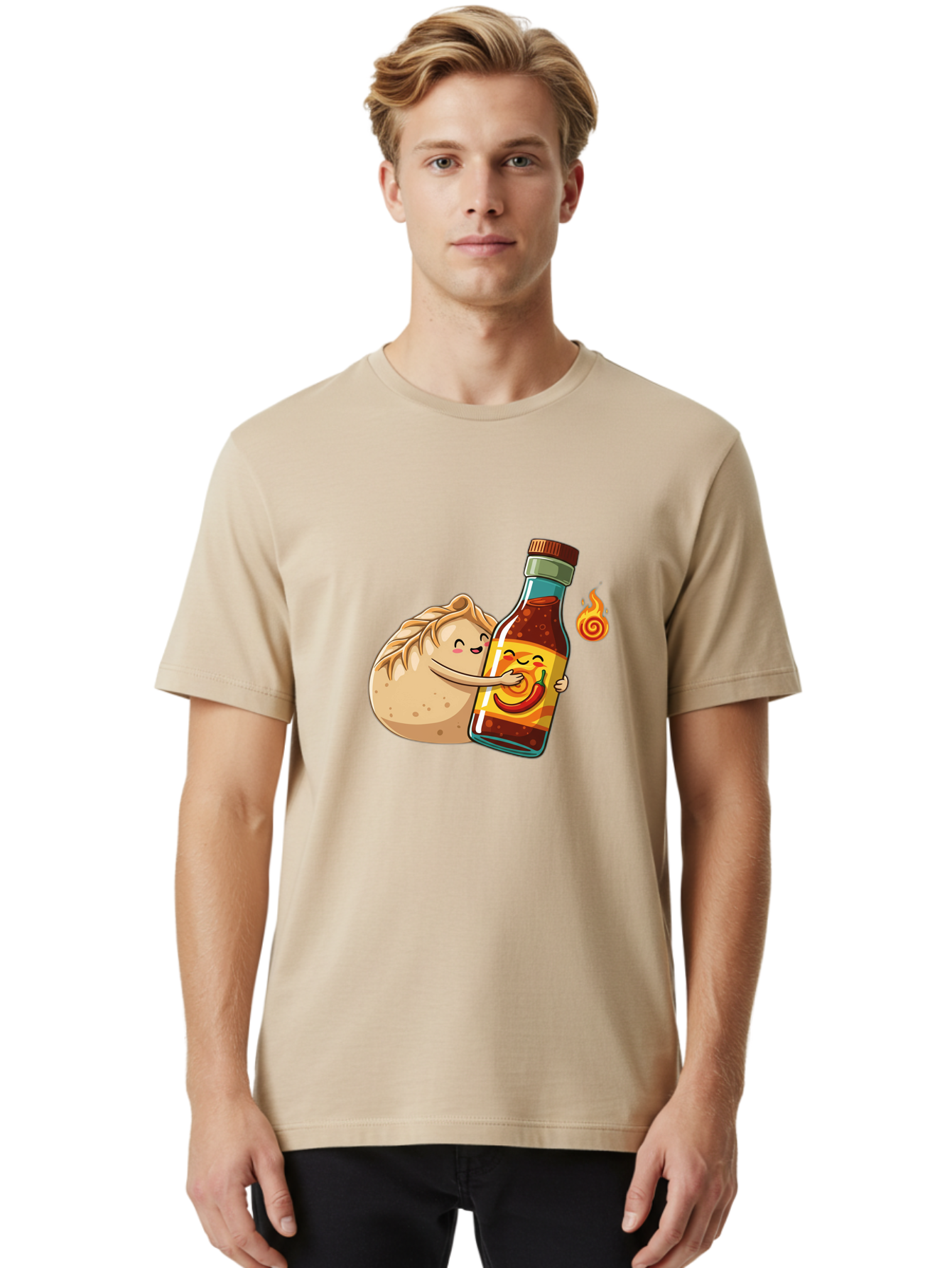 Dumpling-And-Hot-Sauce Men'S Graphic Tee, 100% Cotton, Comfortable Casual Summer Wear, Machine Washable, Vintage Camera, Old Camera, Antique Camera, Black Camera, Classic Photography, Photography Equipment, Nostalgic Device, Film Camera, Baf047