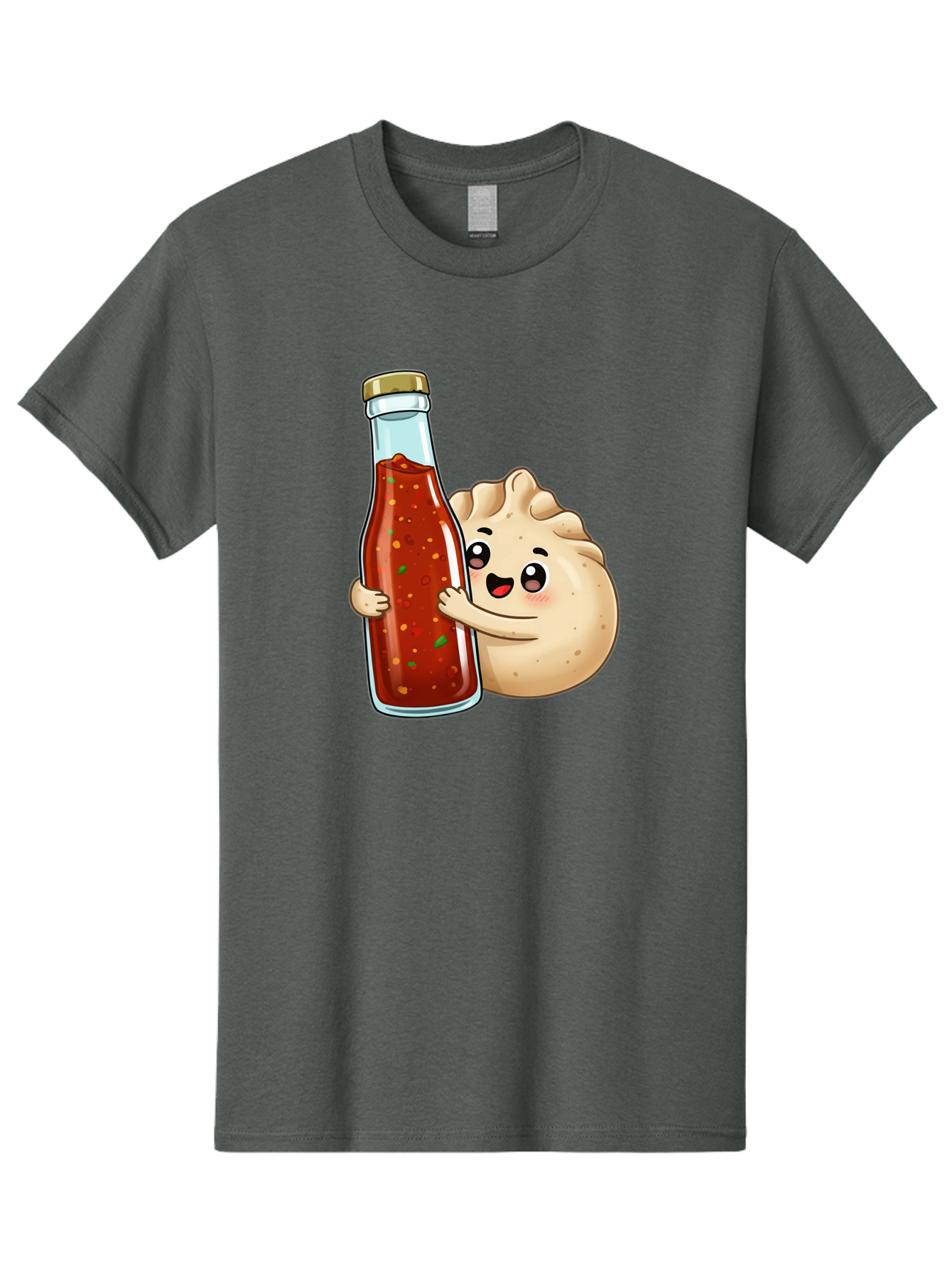 Dumpling-Hot-Sauce-Bottle Men'S Graphic Tee, 100% Cotton, Comfortable Casual Summer Wear, Machine Washable, Vintage Camera, Old Camera, Antique Camera, Black Camera, Classic Photography, Photography Equipment, Nostalgic Device, Film Camera, Baf048