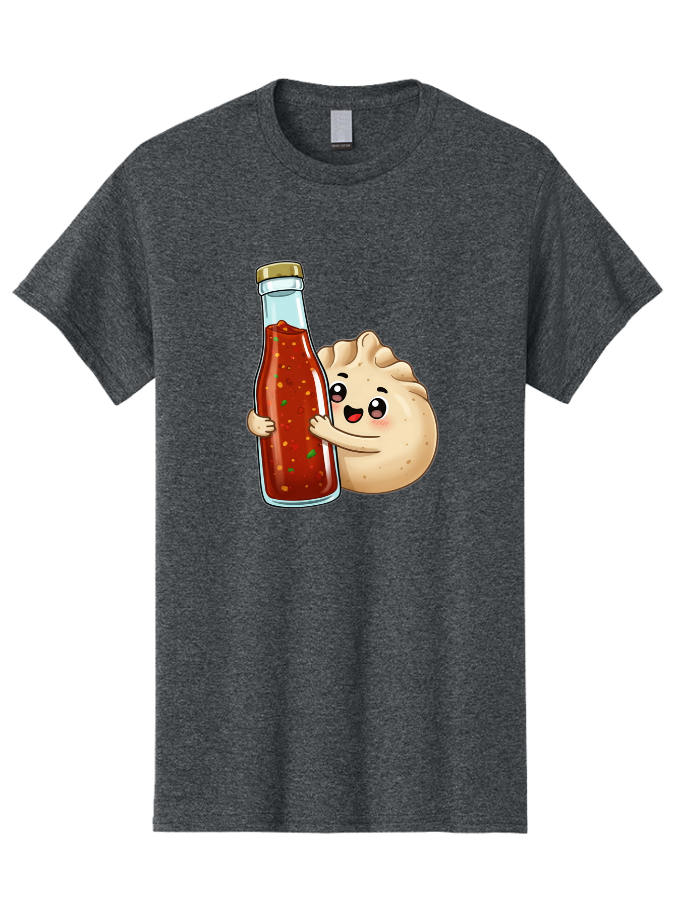 Dumpling-Hot-Sauce-Bottle Men'S Graphic Tee, 100% Cotton, Comfortable Casual Summer Wear, Machine Washable, Vintage Camera, Old Camera, Antique Camera, Black Camera, Classic Photography, Photography Equipment, Nostalgic Device, Film Camera, Baf048