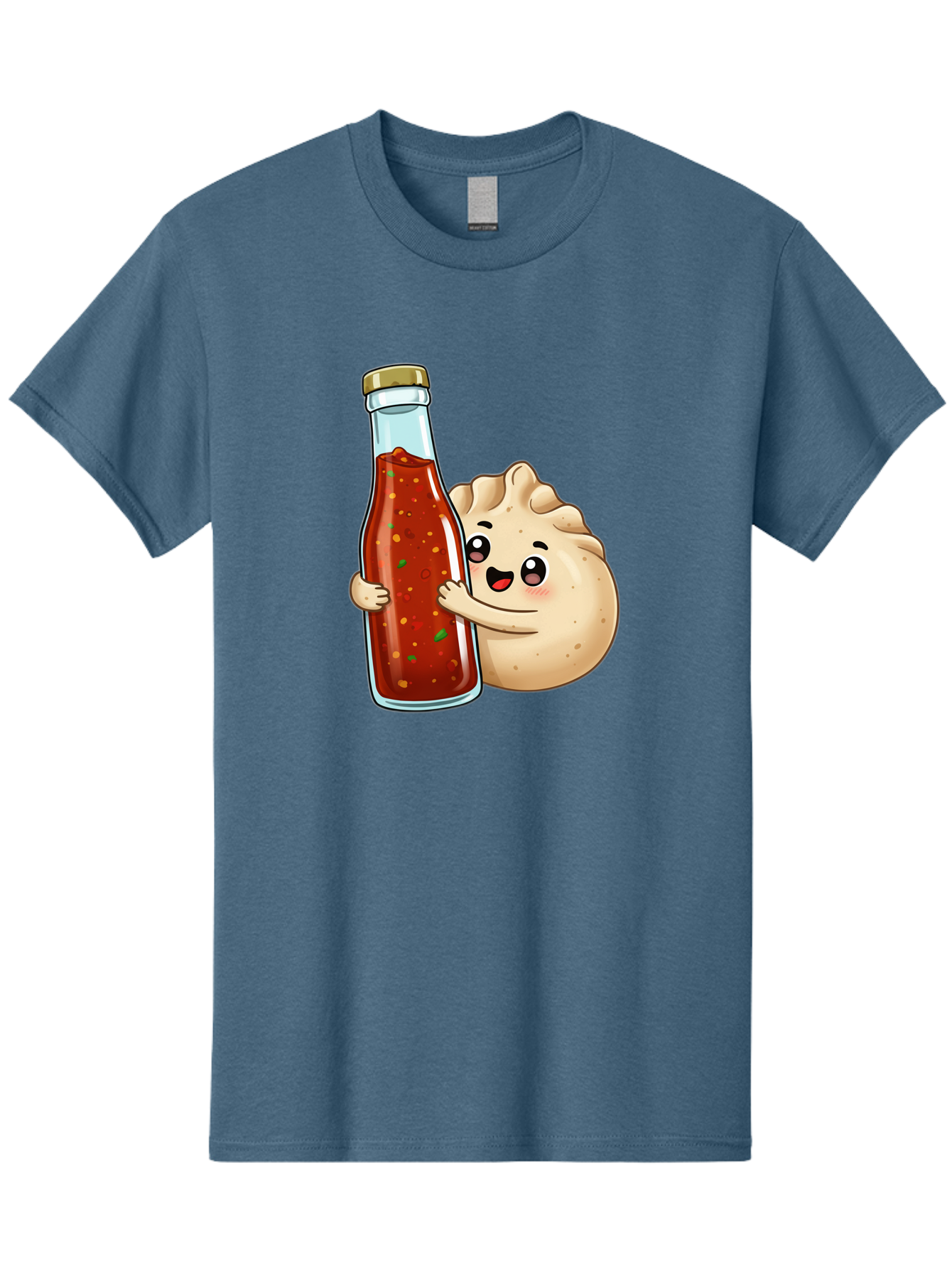 Dumpling-Hot-Sauce-Bottle Men'S Graphic Tee, 100% Cotton, Comfortable Casual Summer Wear, Machine Washable, Vintage Camera, Old Camera, Antique Camera, Black Camera, Classic Photography, Photography Equipment, Nostalgic Device, Film Camera, Baf048