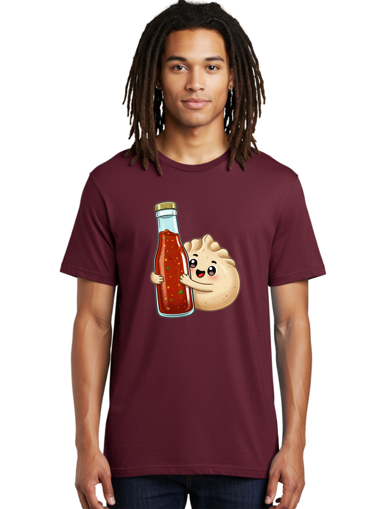 Dumpling-Hot-Sauce-Bottle Men'S Graphic Tee, 100% Cotton, Comfortable Casual Summer Wear, Machine Washable, Vintage Camera, Old Camera, Antique Camera, Black Camera, Classic Photography, Photography Equipment, Nostalgic Device, Film Camera, Baf048
