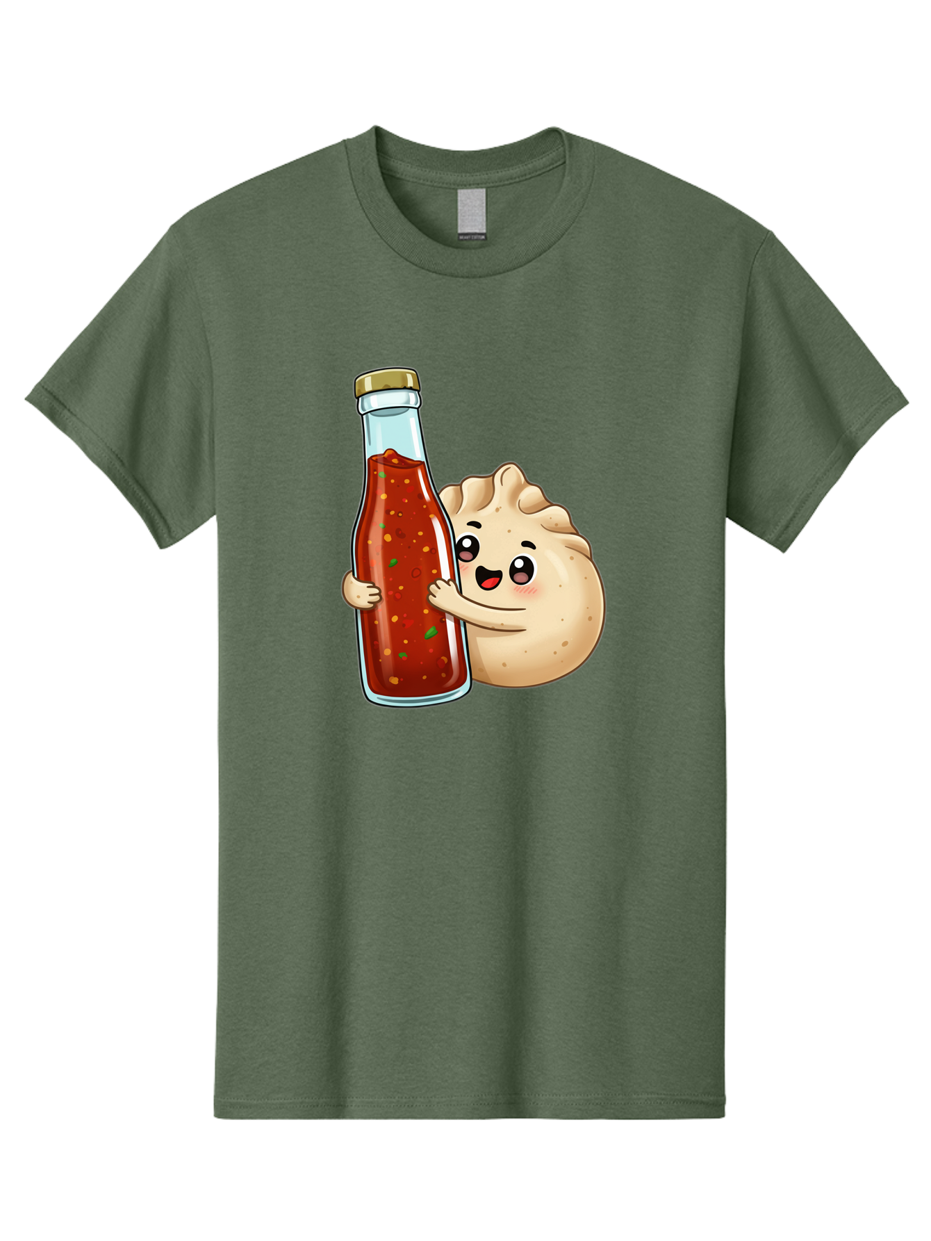 Dumpling-Hot-Sauce-Bottle Men'S Graphic Tee, 100% Cotton, Comfortable Casual Summer Wear, Machine Washable, Vintage Camera, Old Camera, Antique Camera, Black Camera, Classic Photography, Photography Equipment, Nostalgic Device, Film Camera, Baf048