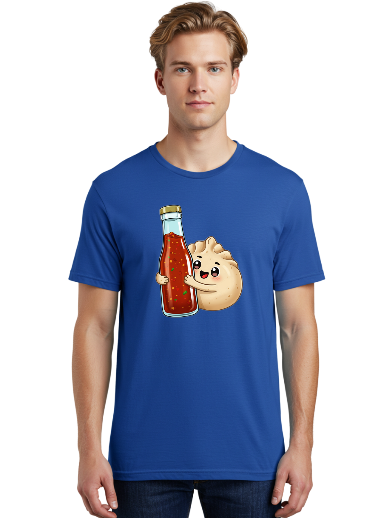 Dumpling-Hot-Sauce-Bottle Men'S Graphic Tee, 100% Cotton, Comfortable Casual Summer Wear, Machine Washable, Vintage Camera, Old Camera, Antique Camera, Black Camera, Classic Photography, Photography Equipment, Nostalgic Device, Film Camera, Baf048