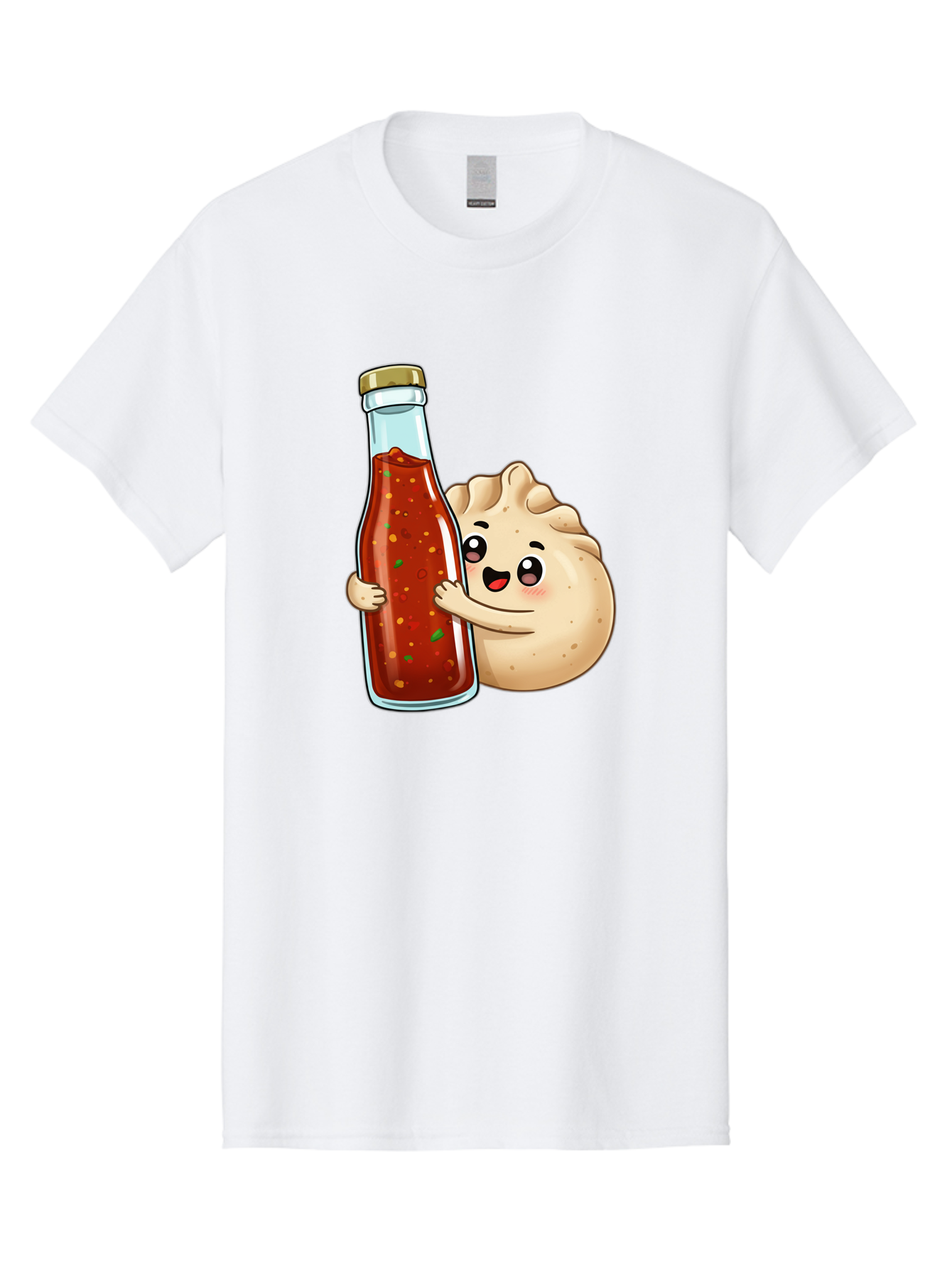 Dumpling-Hot-Sauce-Bottle Men'S Graphic Tee, 100% Cotton, Comfortable Casual Summer Wear, Machine Washable, Vintage Camera, Old Camera, Antique Camera, Black Camera, Classic Photography, Photography Equipment, Nostalgic Device, Film Camera, Baf048