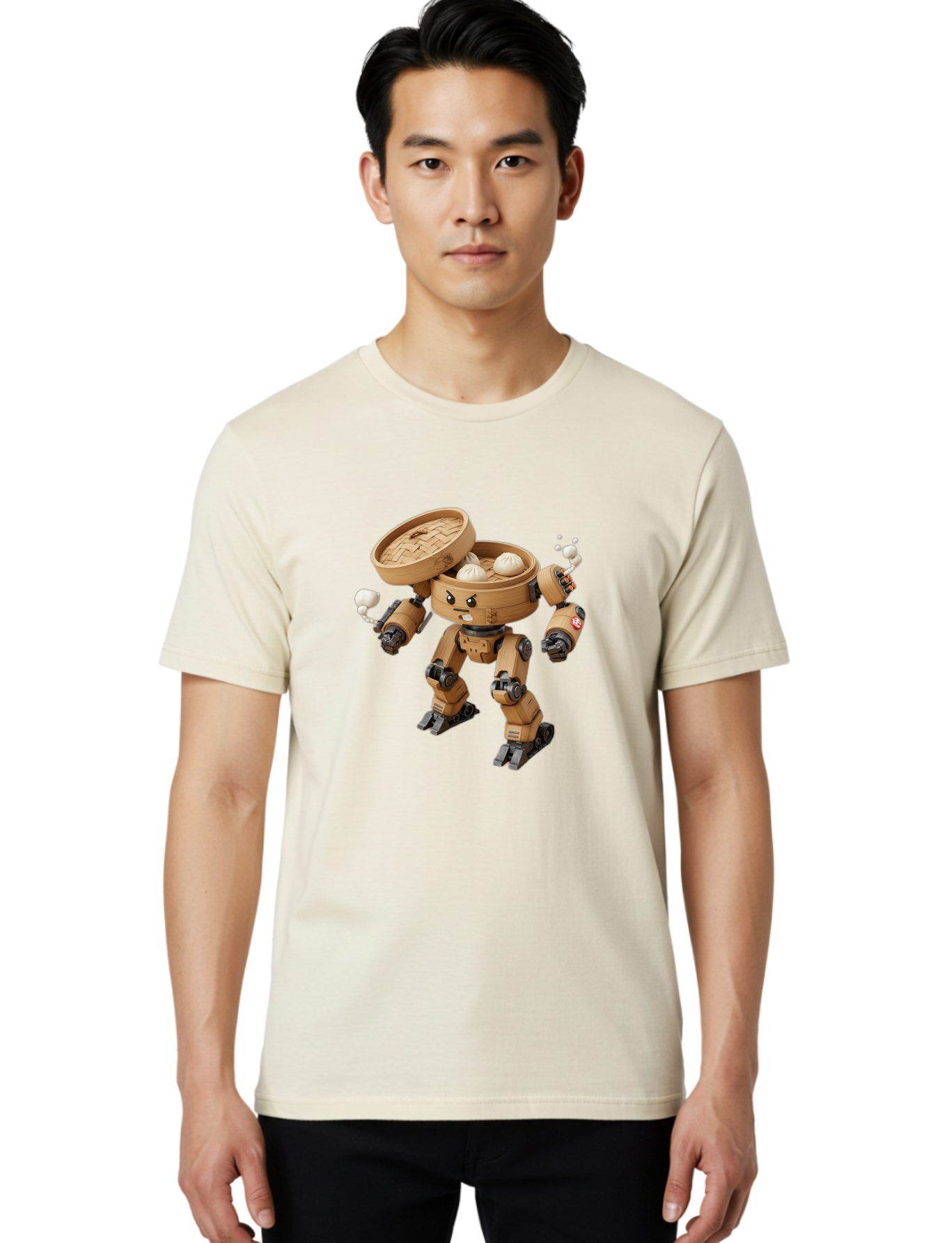 Dumpling-Robot Men'S Graphic Tee, 100% Cotton, Comfortable Casual Summer Wear, Machine Washable, Vintage Camera, Old Camera, Antique Camera, Black Camera, Classic Photography, Photography Equipment, Nostalgic Device, Film Camera, Camera Art Baf049