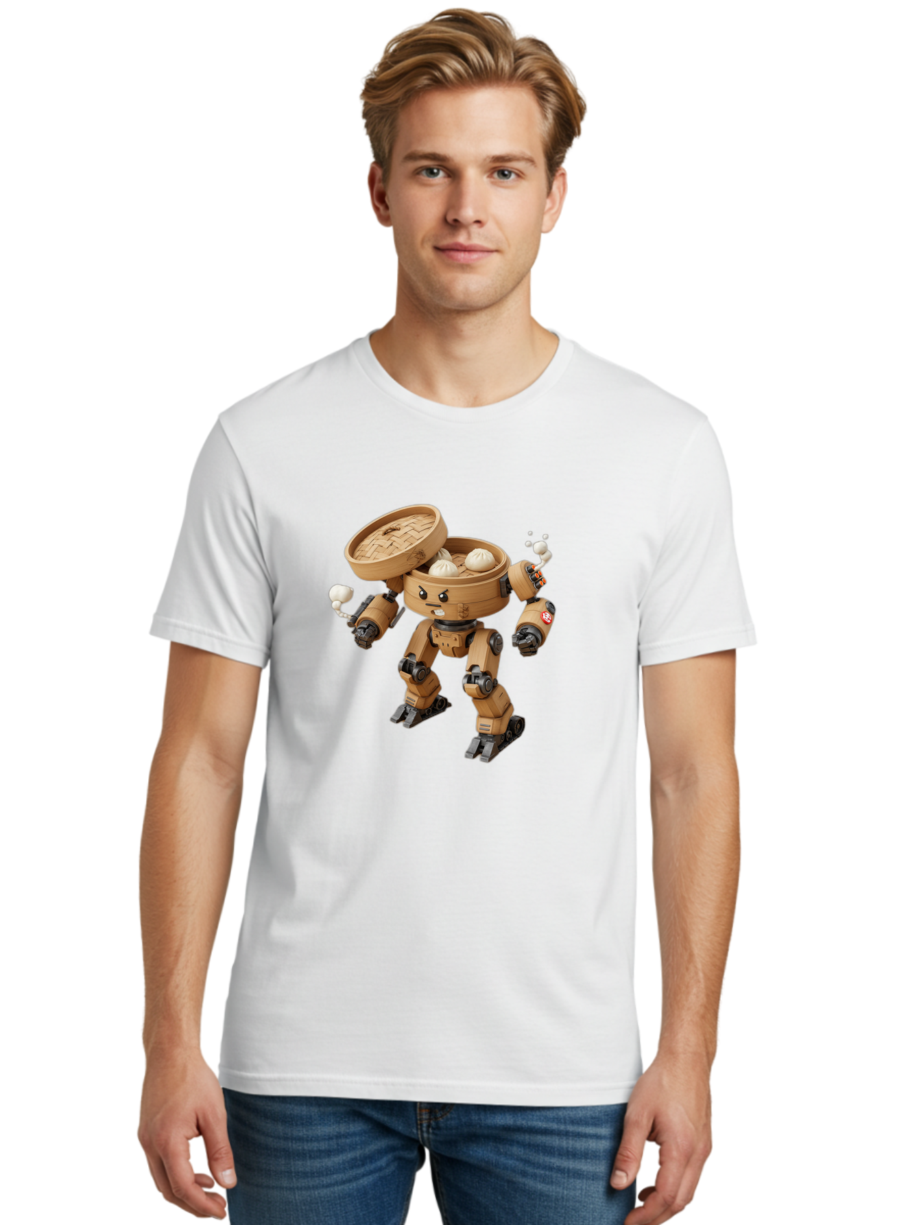 Dumpling-Robot Men'S Graphic Tee, 100% Cotton, Comfortable Casual Summer Wear, Machine Washable, Vintage Camera, Old Camera, Antique Camera, Black Camera, Classic Photography, Photography Equipment, Nostalgic Device, Film Camera, Camera Art Baf049