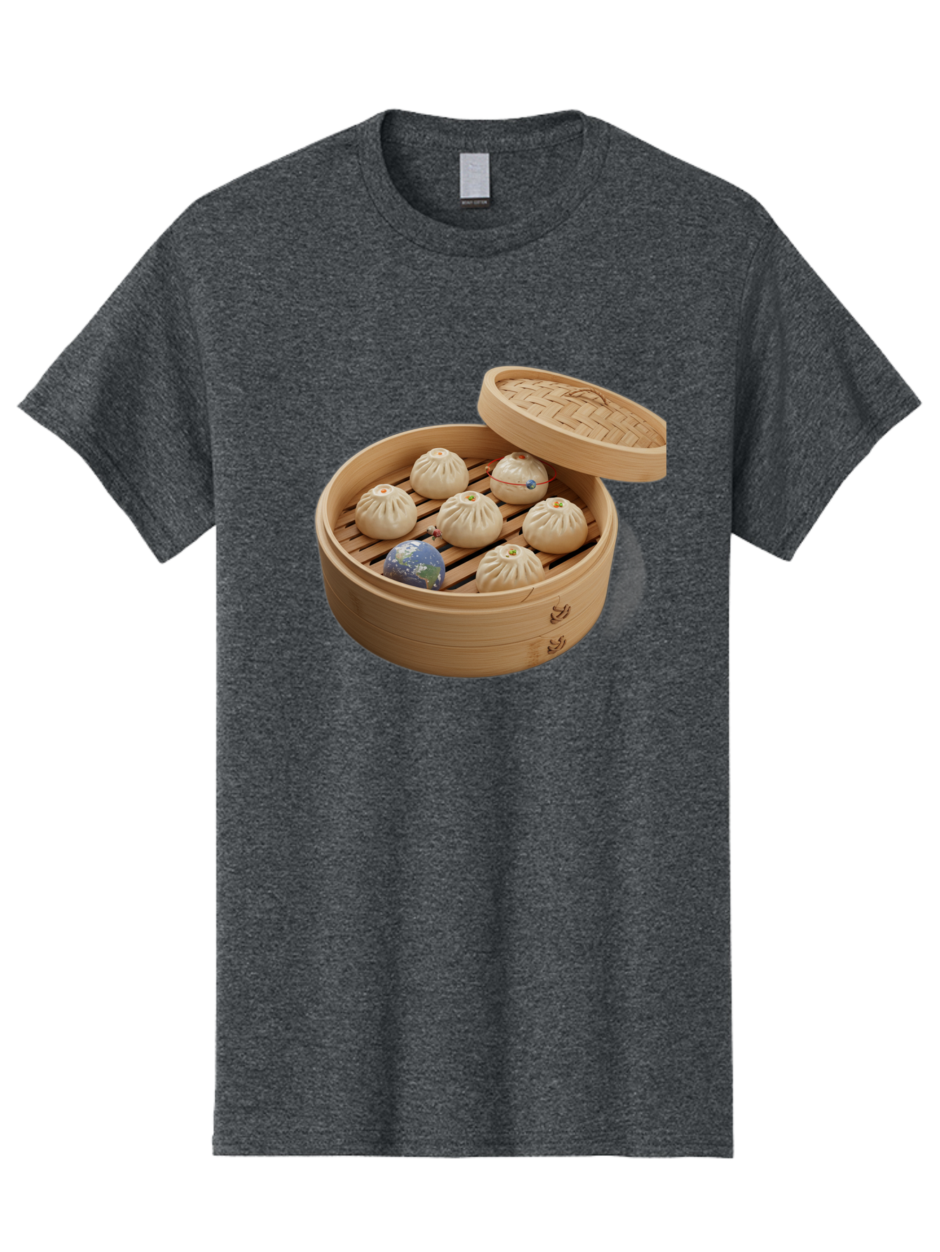 Dumplings-1 Men'S Graphic Tee, 100% Cotton, Comfortable Casual Summer Wear, Machine Washable, Vintage Camera, Old Camera, Antique Camera, Black Camera, Classic Photography, Photography Equipment, Nostalgic Device, Film Camera, Camera Art Baf051