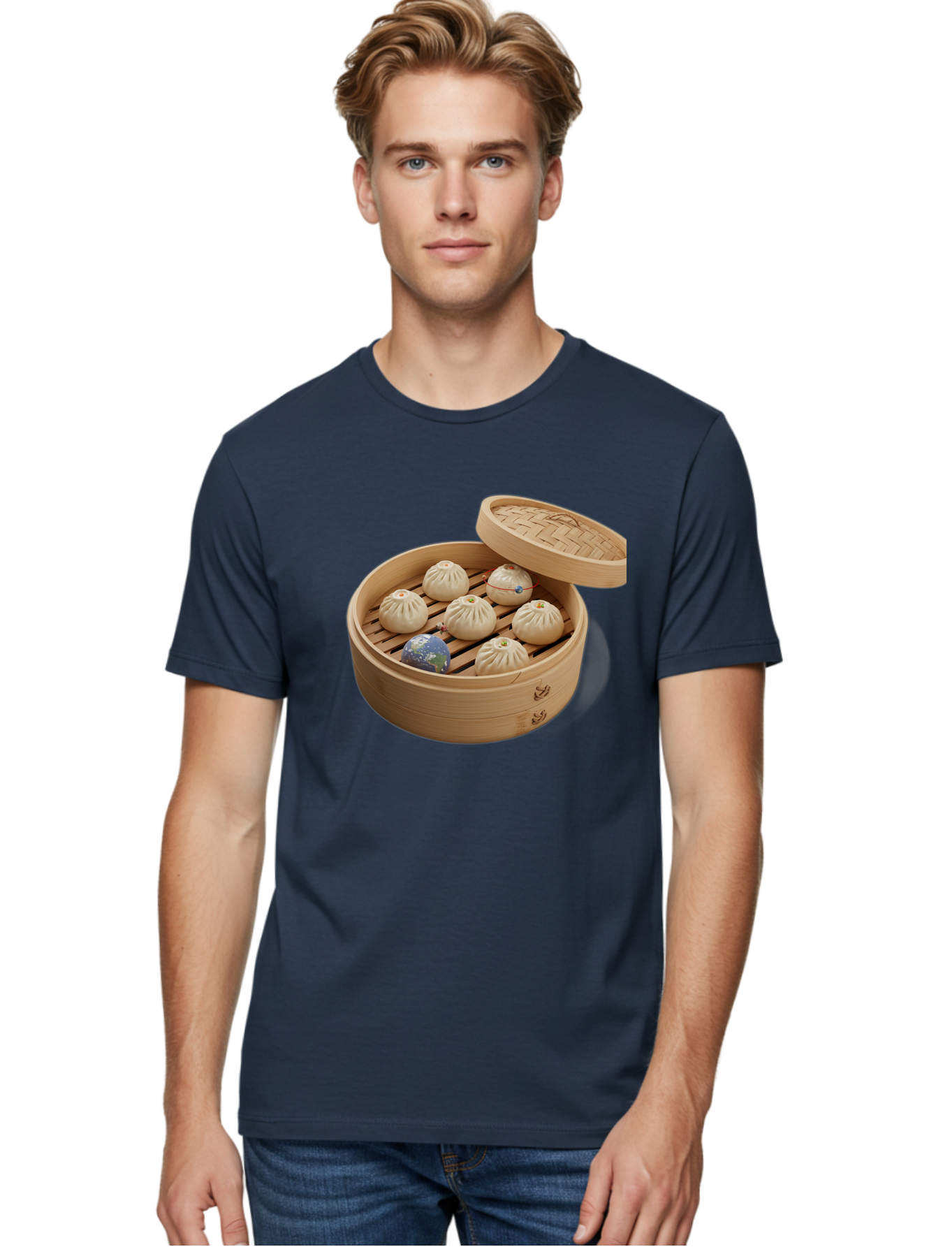 Dumplings-1 Men'S Graphic Tee, 100% Cotton, Comfortable Casual Summer Wear, Machine Washable, Vintage Camera, Old Camera, Antique Camera, Black Camera, Classic Photography, Photography Equipment, Nostalgic Device, Film Camera, Camera Art Baf051