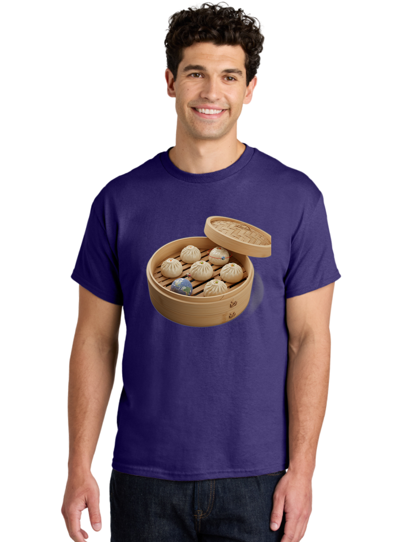 Dumplings-1 Men'S Graphic Tee, 100% Cotton, Comfortable Casual Summer Wear, Machine Washable, Vintage Camera, Old Camera, Antique Camera, Black Camera, Classic Photography, Photography Equipment, Nostalgic Device, Film Camera, Camera Art Baf051