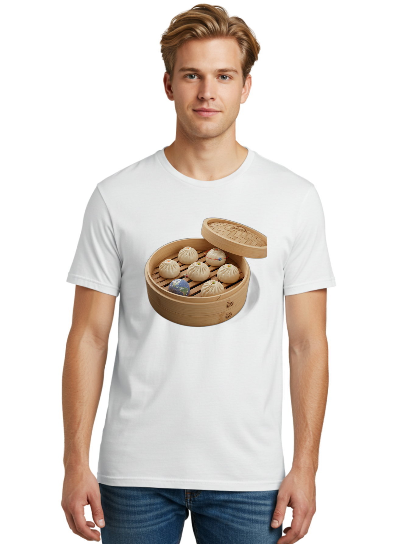 Dumplings-1 Men'S Graphic Tee, 100% Cotton, Comfortable Casual Summer Wear, Machine Washable, Vintage Camera, Old Camera, Antique Camera, Black Camera, Classic Photography, Photography Equipment, Nostalgic Device, Film Camera, Camera Art Baf051