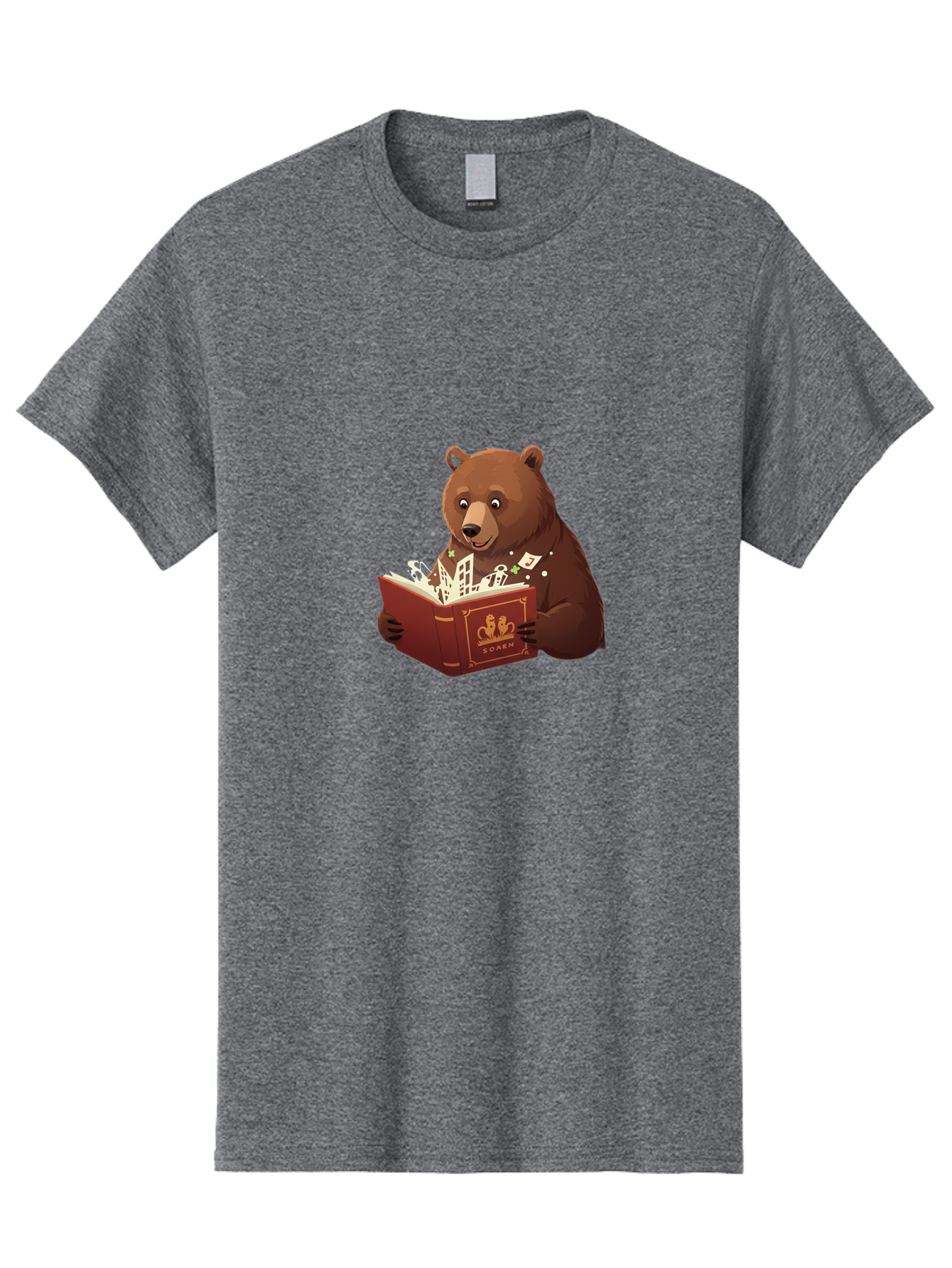 Eden-Bear-Reading-Book Men'S Graphic Tee, 100% Cotton, Comfortable Casual Summer Wear, Machine Washable, Vintage Camera, Old Camera, Antique Camera, Black Camera, Classic Photography, Photography Equipment, Nostalgic Device, Film Camera, Baf054