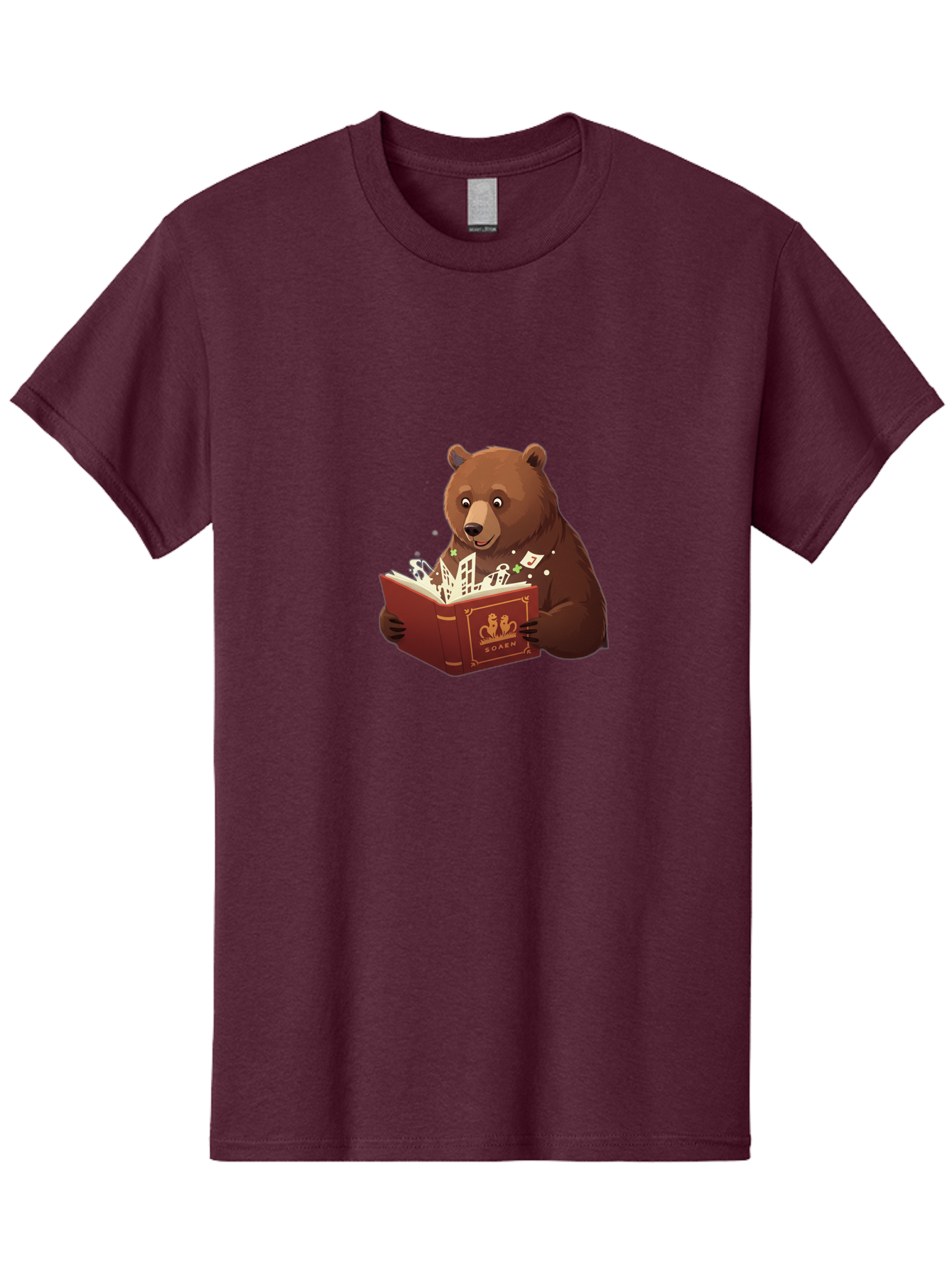Eden-Bear-Reading-Book Men'S Graphic Tee, 100% Cotton, Comfortable Casual Summer Wear, Machine Washable, Vintage Camera, Old Camera, Antique Camera, Black Camera, Classic Photography, Photography Equipment, Nostalgic Device, Film Camera, Baf054