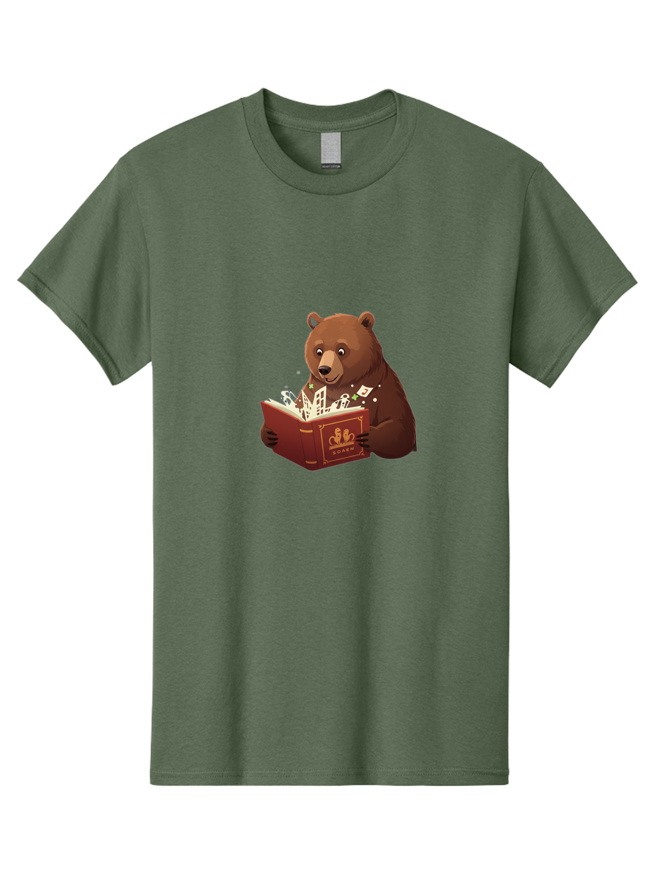 Eden-Bear-Reading-Book Men'S Graphic Tee, 100% Cotton, Comfortable Casual Summer Wear, Machine Washable, Vintage Camera, Old Camera, Antique Camera, Black Camera, Classic Photography, Photography Equipment, Nostalgic Device, Film Camera, Baf054