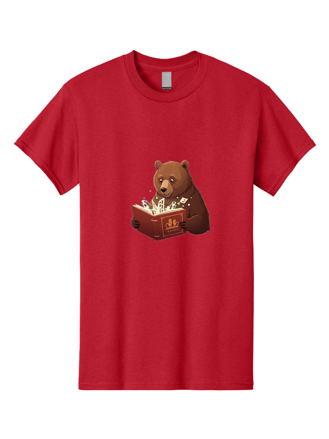 Eden-Bear-Reading-Book Men'S Graphic Tee, 100% Cotton, Comfortable Casual Summer Wear, Machine Washable, Vintage Camera, Old Camera, Antique Camera, Black Camera, Classic Photography, Photography Equipment, Nostalgic Device, Film Camera, Baf054
