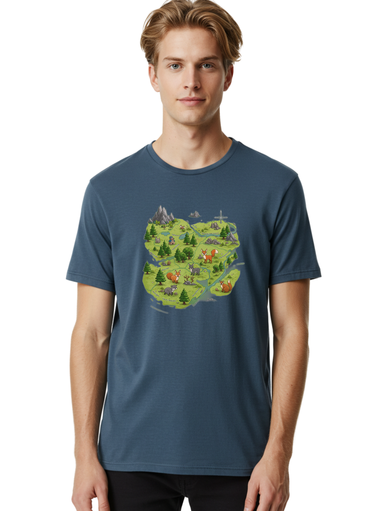 Fantasy-Forest Men'S Graphic Tee, 100% Cotton, Comfortable Casual Summer Wear, Machine Washable, Vintage Camera, Old Camera, Antique Camera, Black Camera, Classic Photography, Photography Equipment, Nostalgic Device, Film Camera, Camera Art Baf058