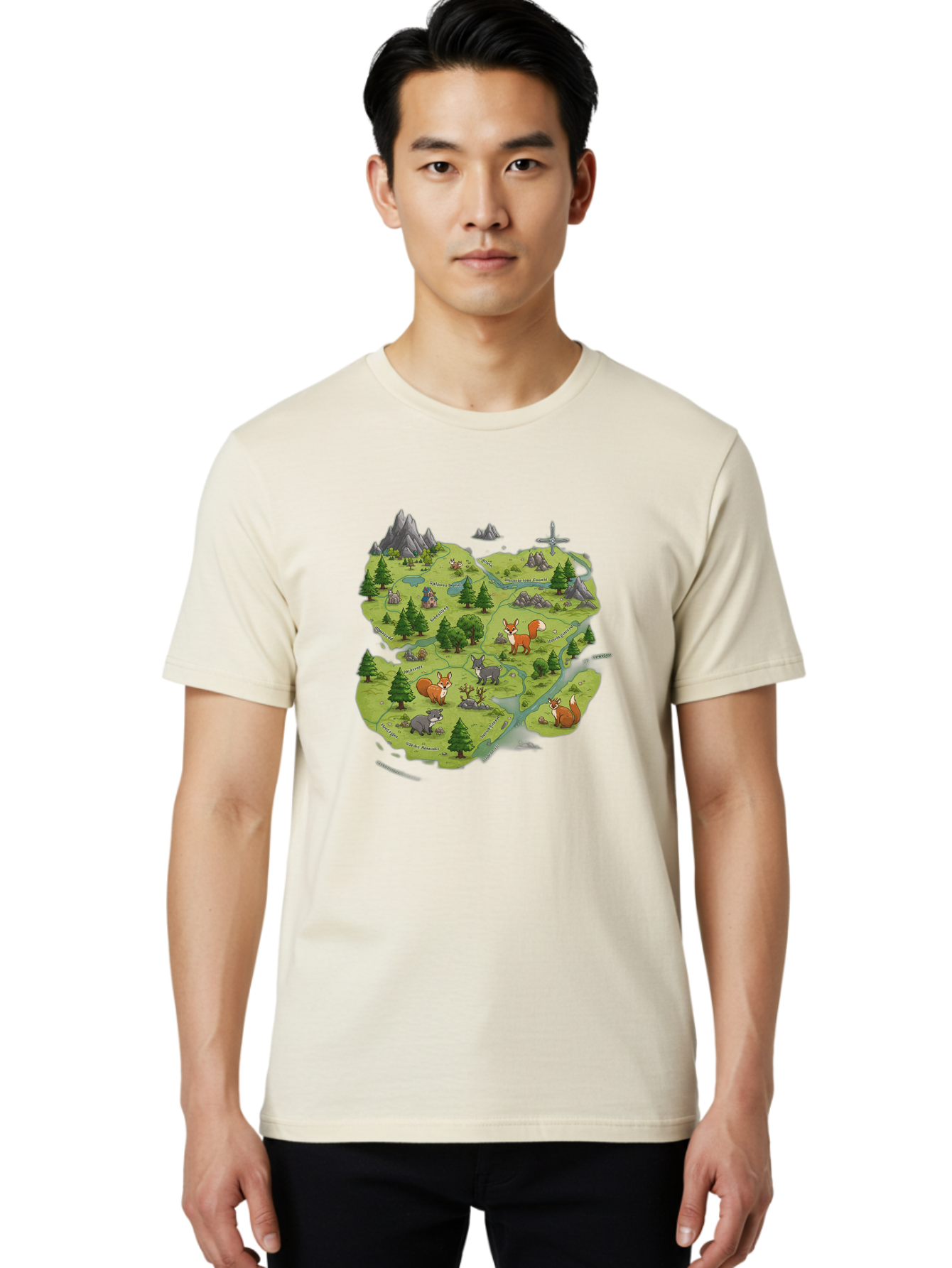 Fantasy-Forest Men'S Graphic Tee, 100% Cotton, Comfortable Casual Summer Wear, Machine Washable, Vintage Camera, Old Camera, Antique Camera, Black Camera, Classic Photography, Photography Equipment, Nostalgic Device, Film Camera, Camera Art Baf058