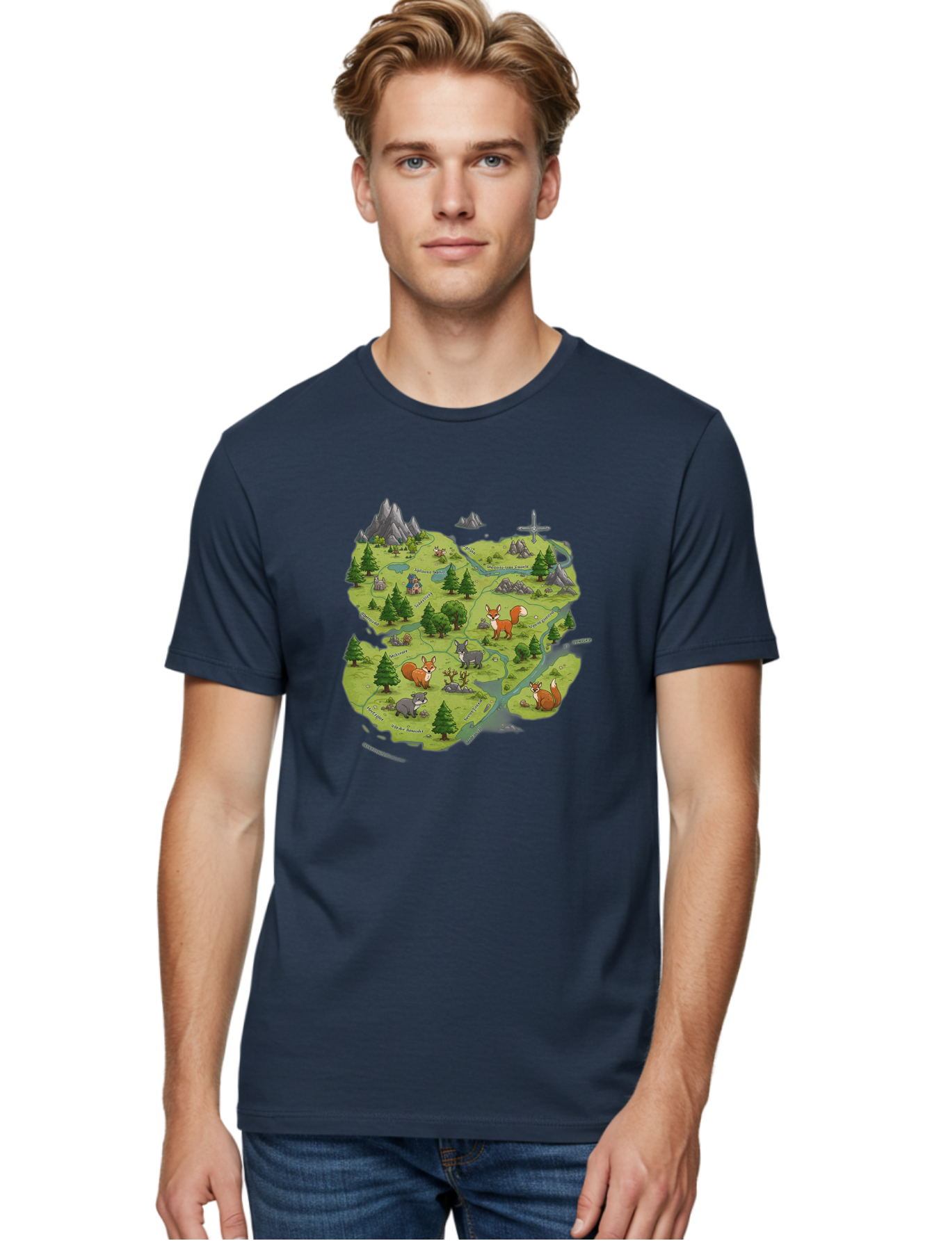 Fantasy-Forest Men'S Graphic Tee, 100% Cotton, Comfortable Casual Summer Wear, Machine Washable, Vintage Camera, Old Camera, Antique Camera, Black Camera, Classic Photography, Photography Equipment, Nostalgic Device, Film Camera, Camera Art Baf058